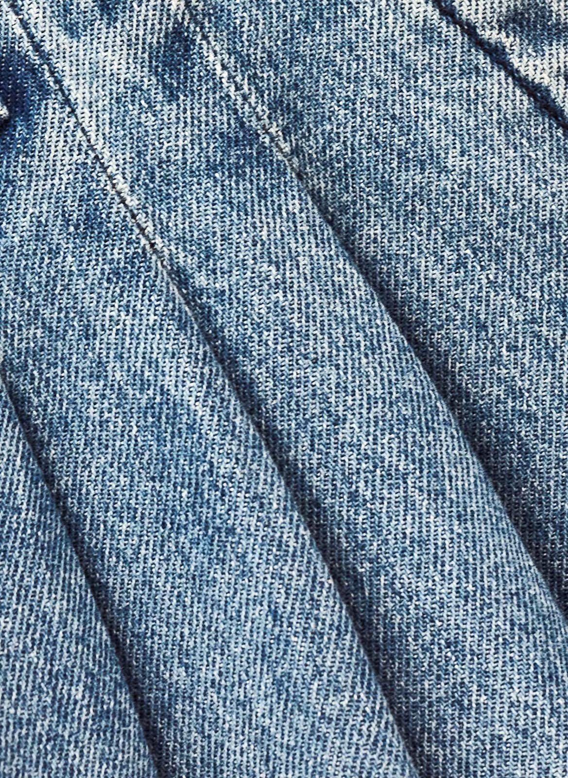 Pantalon large à pinces délavé toby BA&SH Bleu