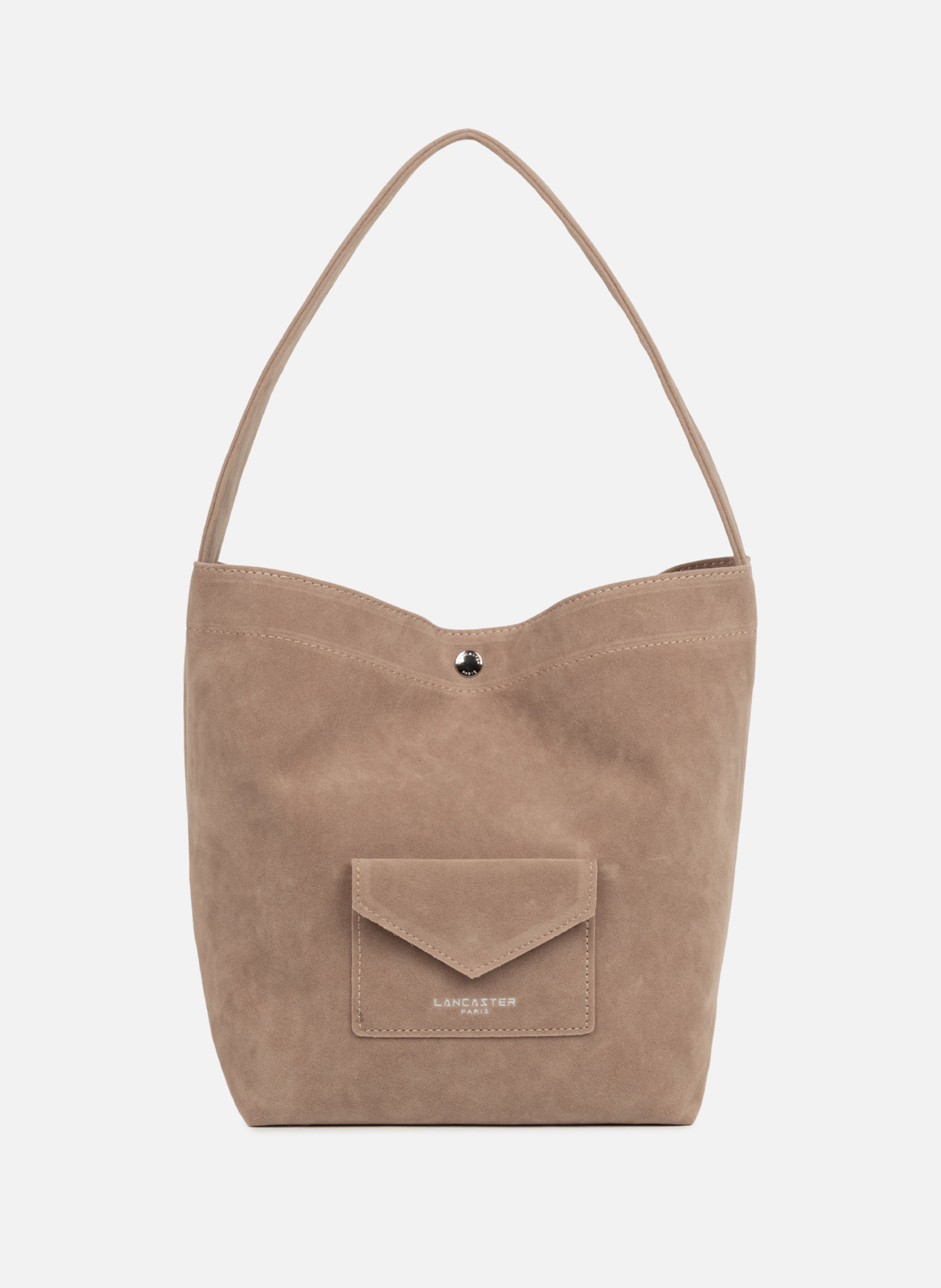 Mini sac seau - suédine kba  Beige foncé