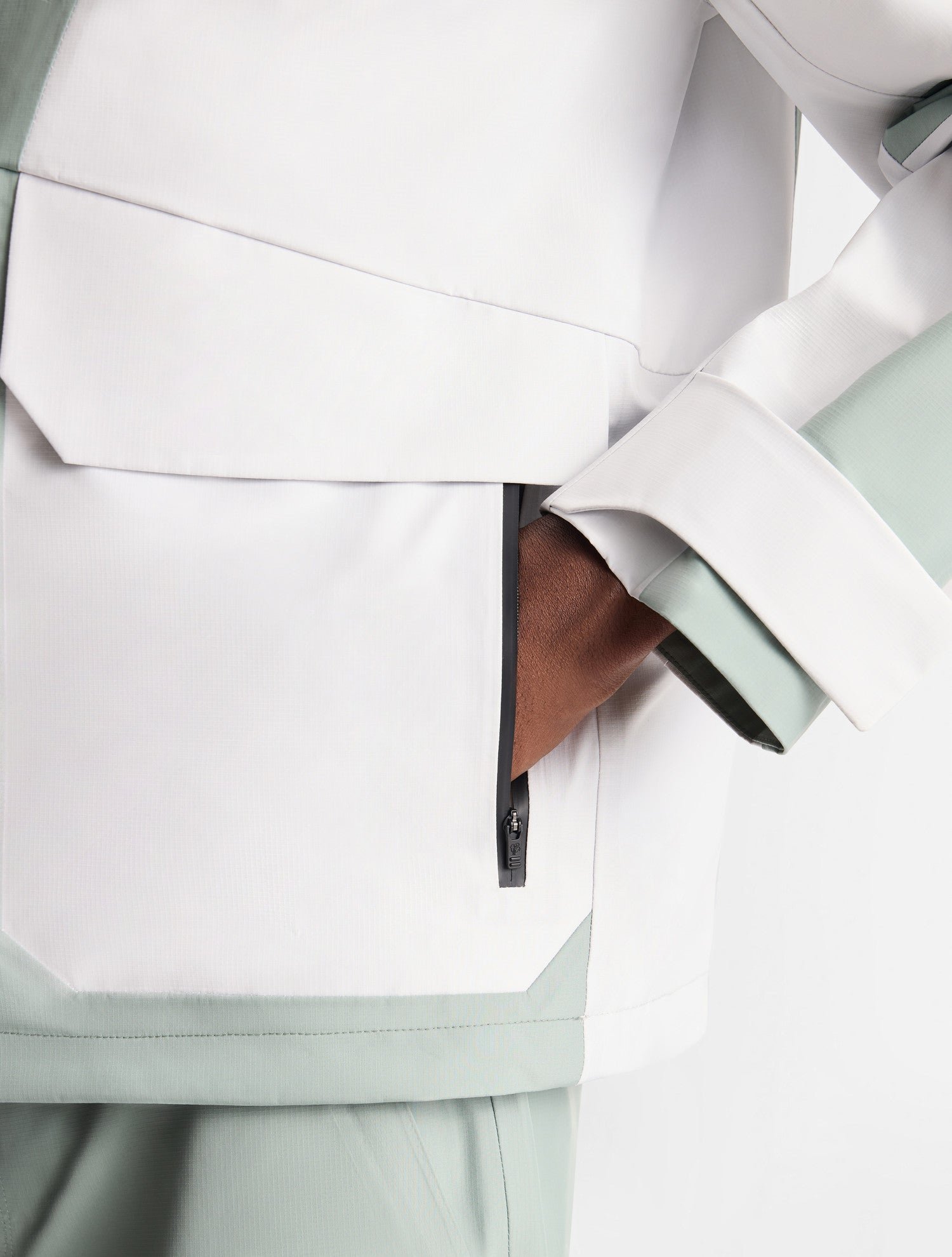 Veste fromon col capuche coupe regular FUSALP Vert