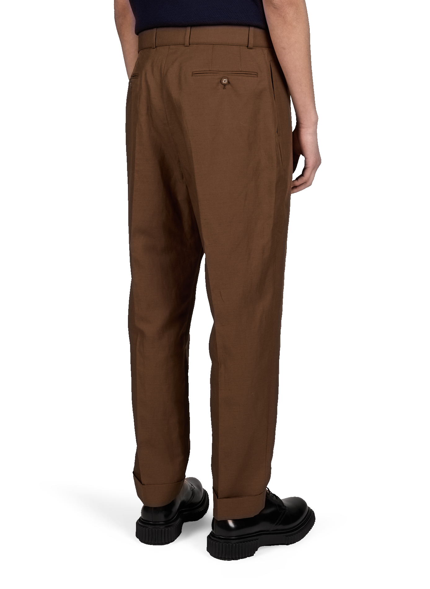 Pantalon fuselé Hugo à pinces OFFICINE GENERALE Kaki