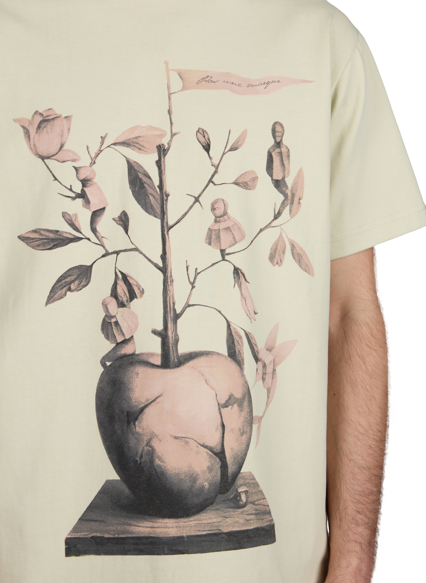 T-shirt imprimé en coton PAS UNE MARQUE Vert