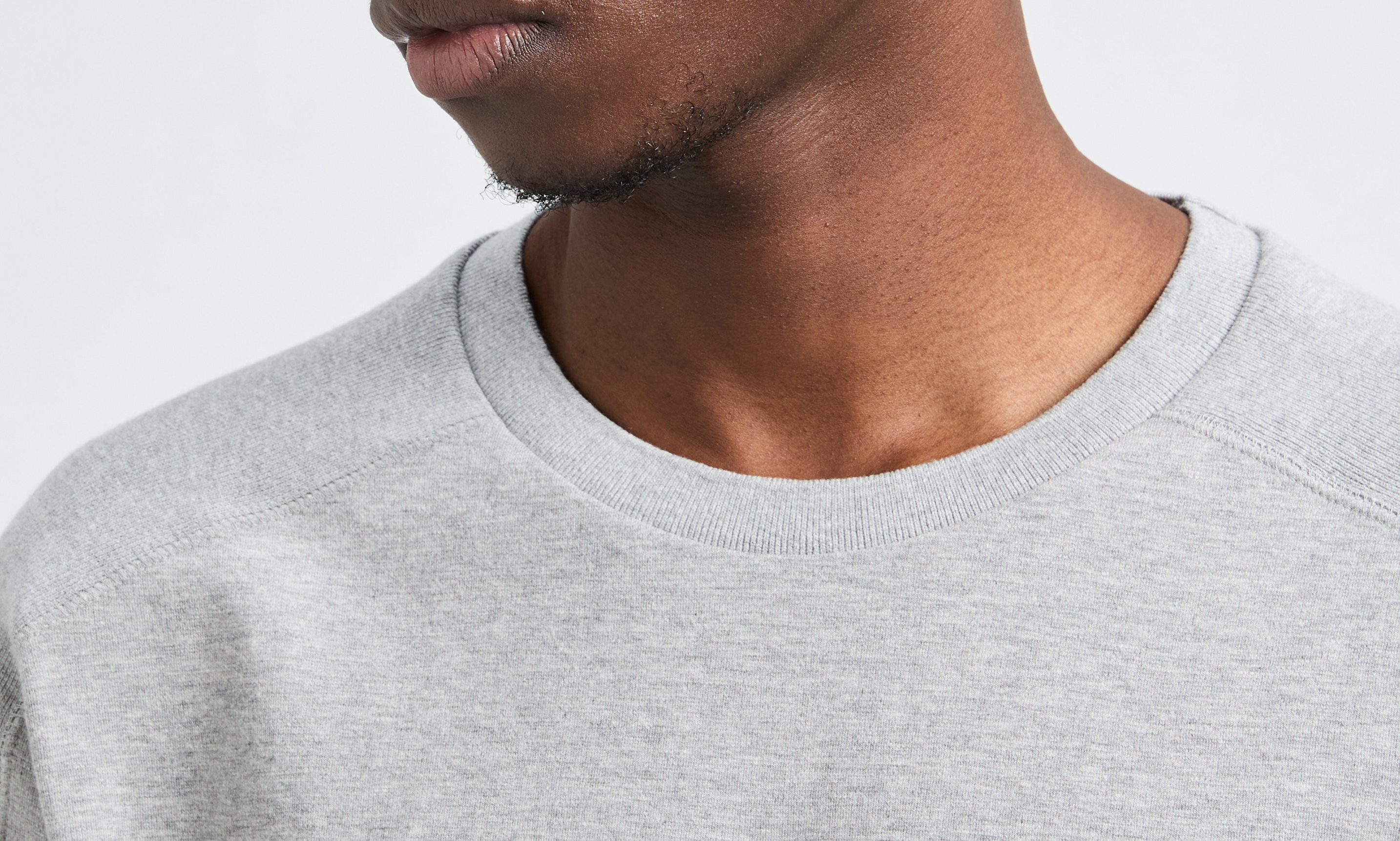 T-shirt met strepen THOM BROWNE Grijs