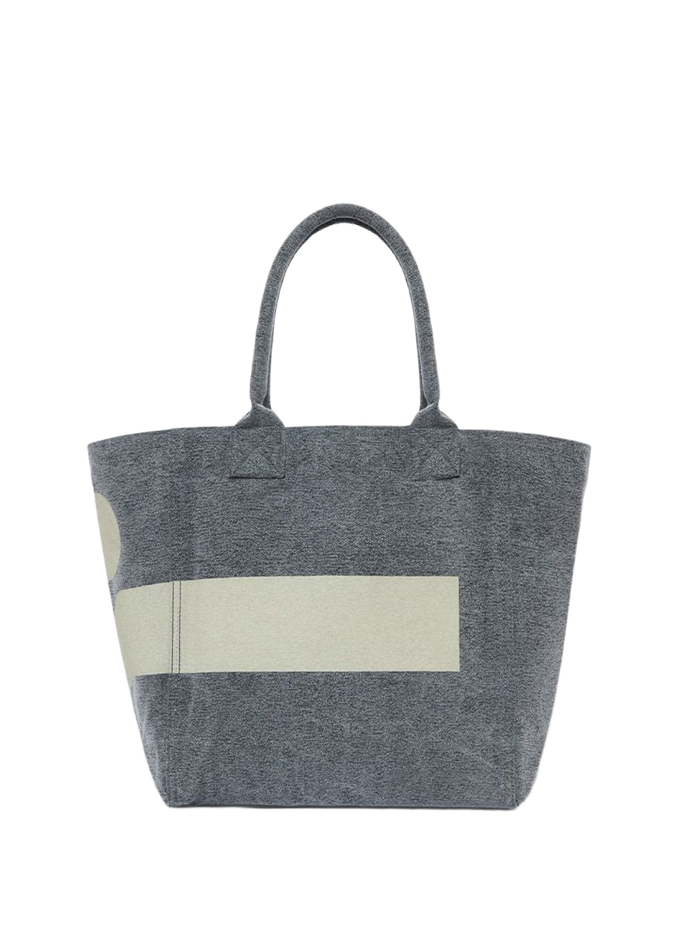 Tote bag Small Yenky printed in cotton ISABEL MARANT Black