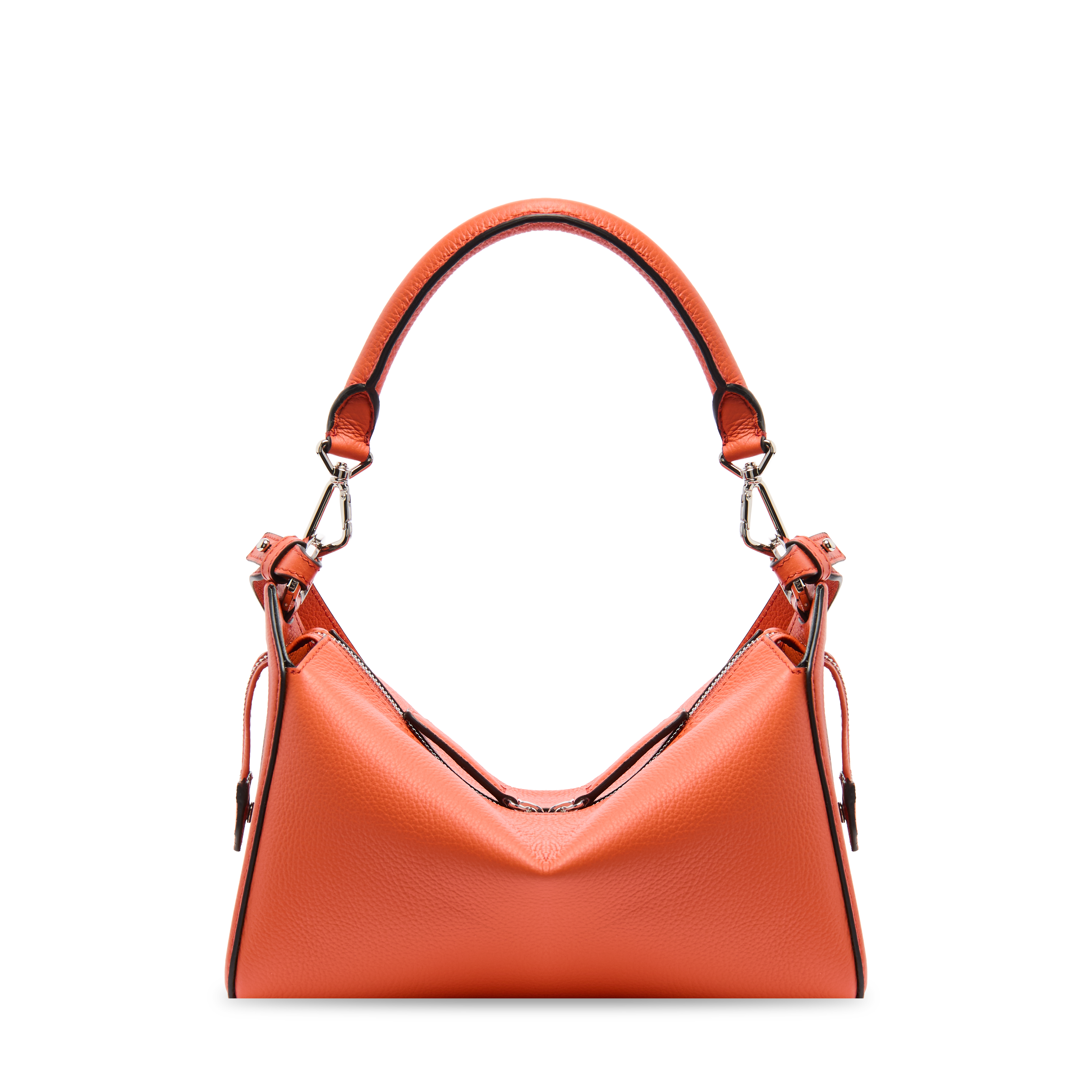 Sac hobo louison de lancel en cuir de vachette graine LANCEL Orange