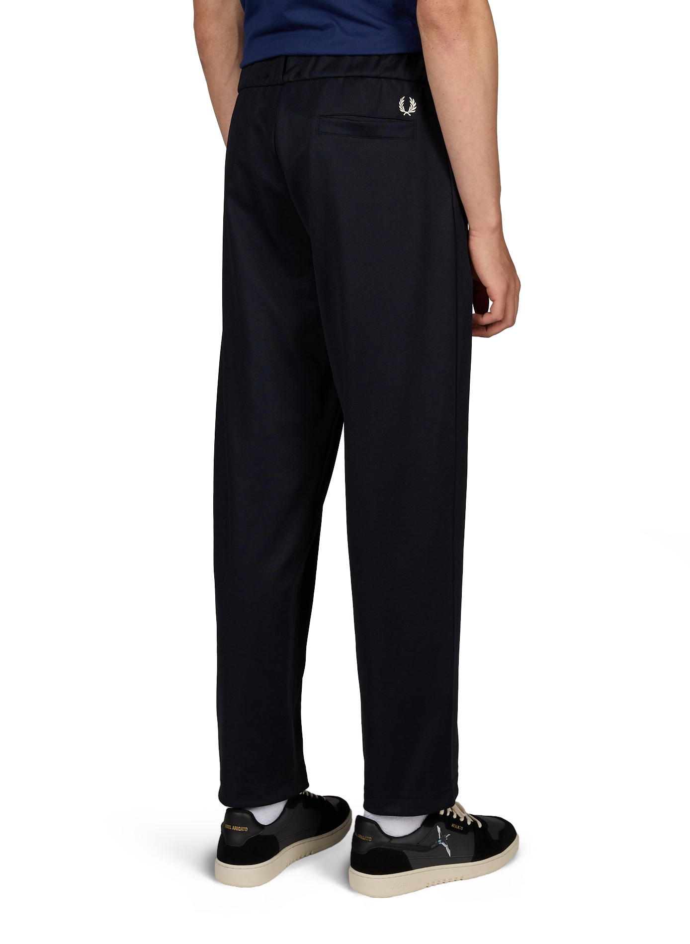 Regular geplooide joggingbroek van katoen FRED PERRY Blauw