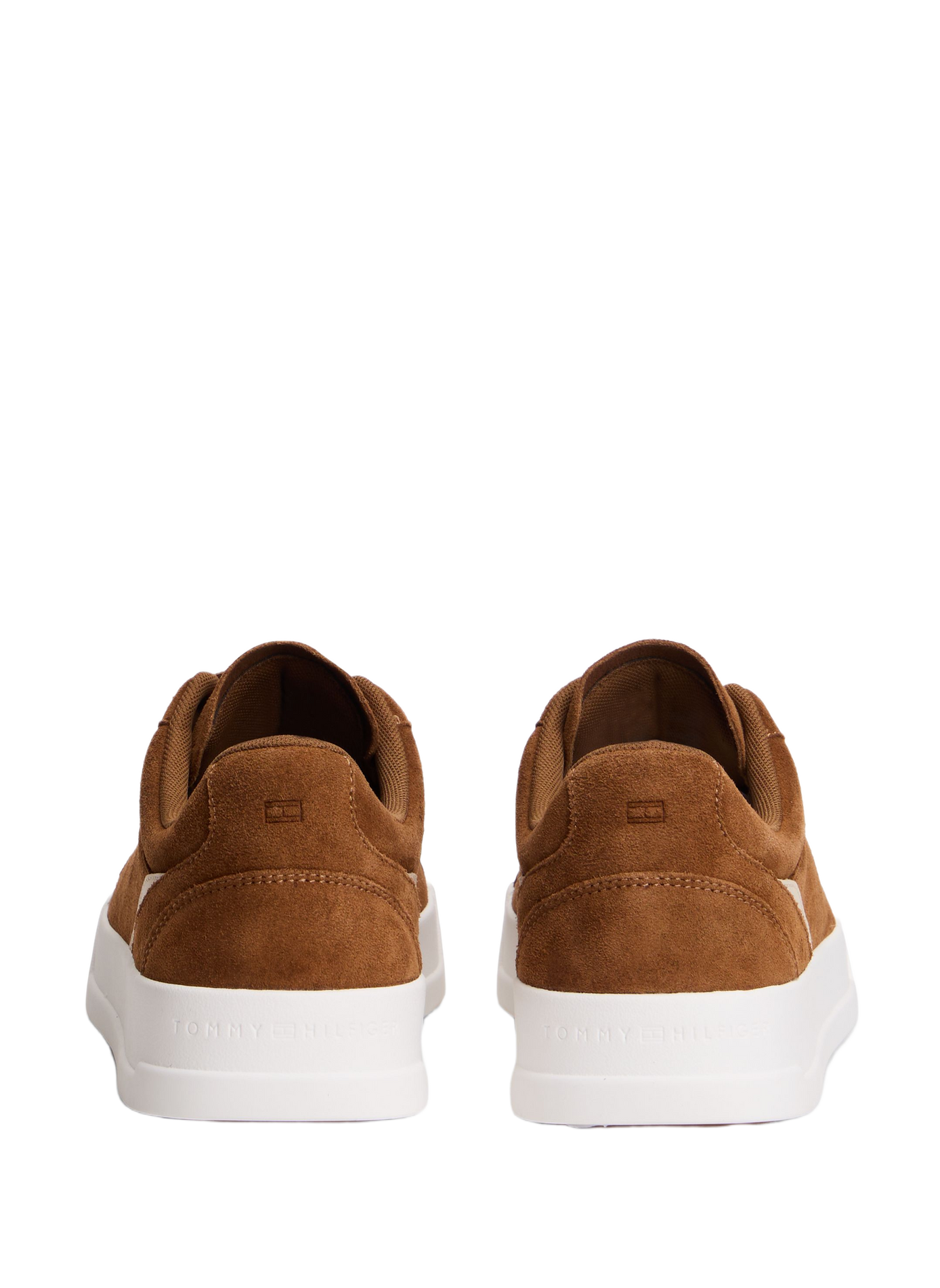 Premium-Ledersneaker Court TOMMY HILFIGER Braun