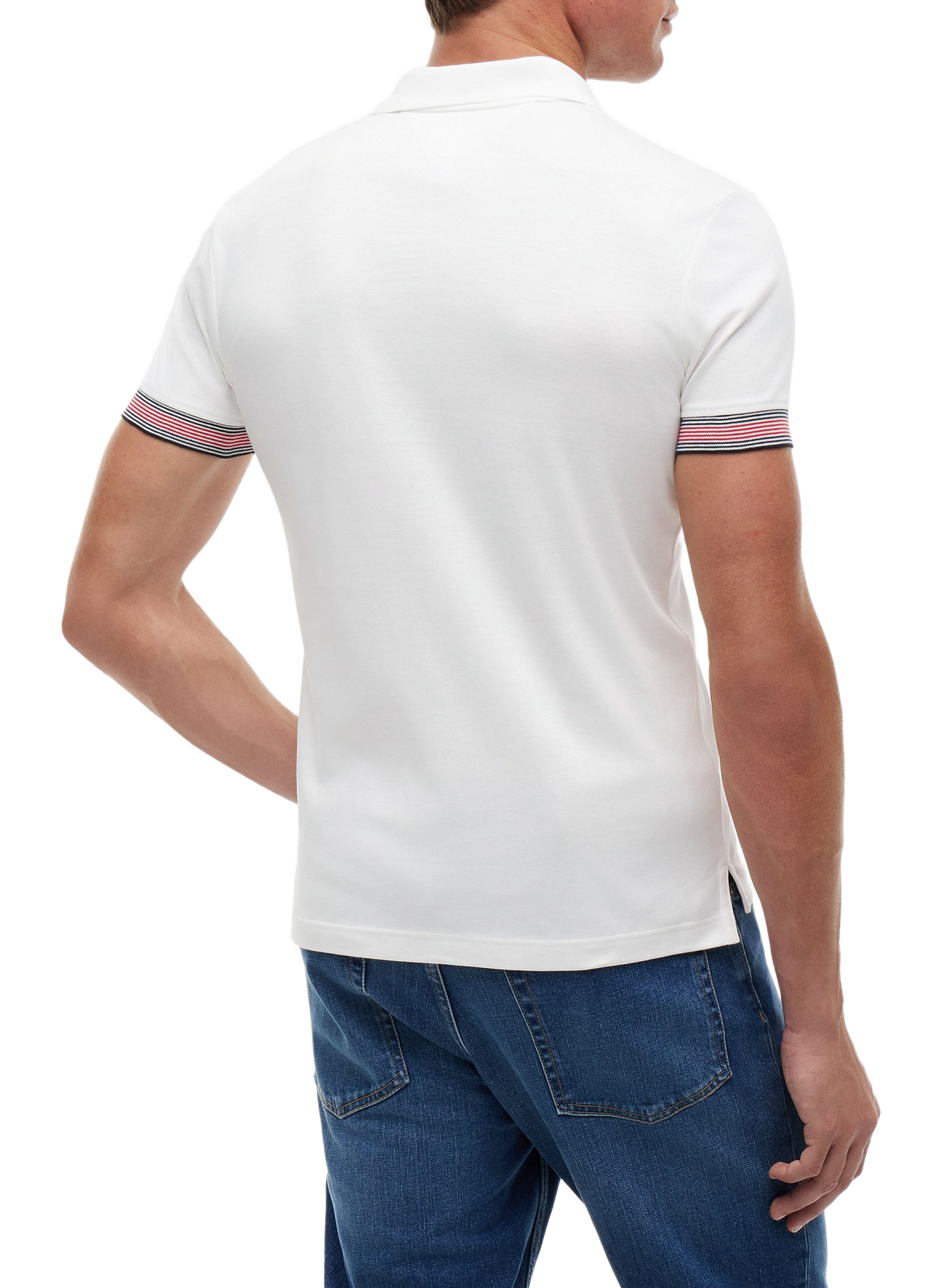 Katoenen polo TOMMY HILFIGER Wit
