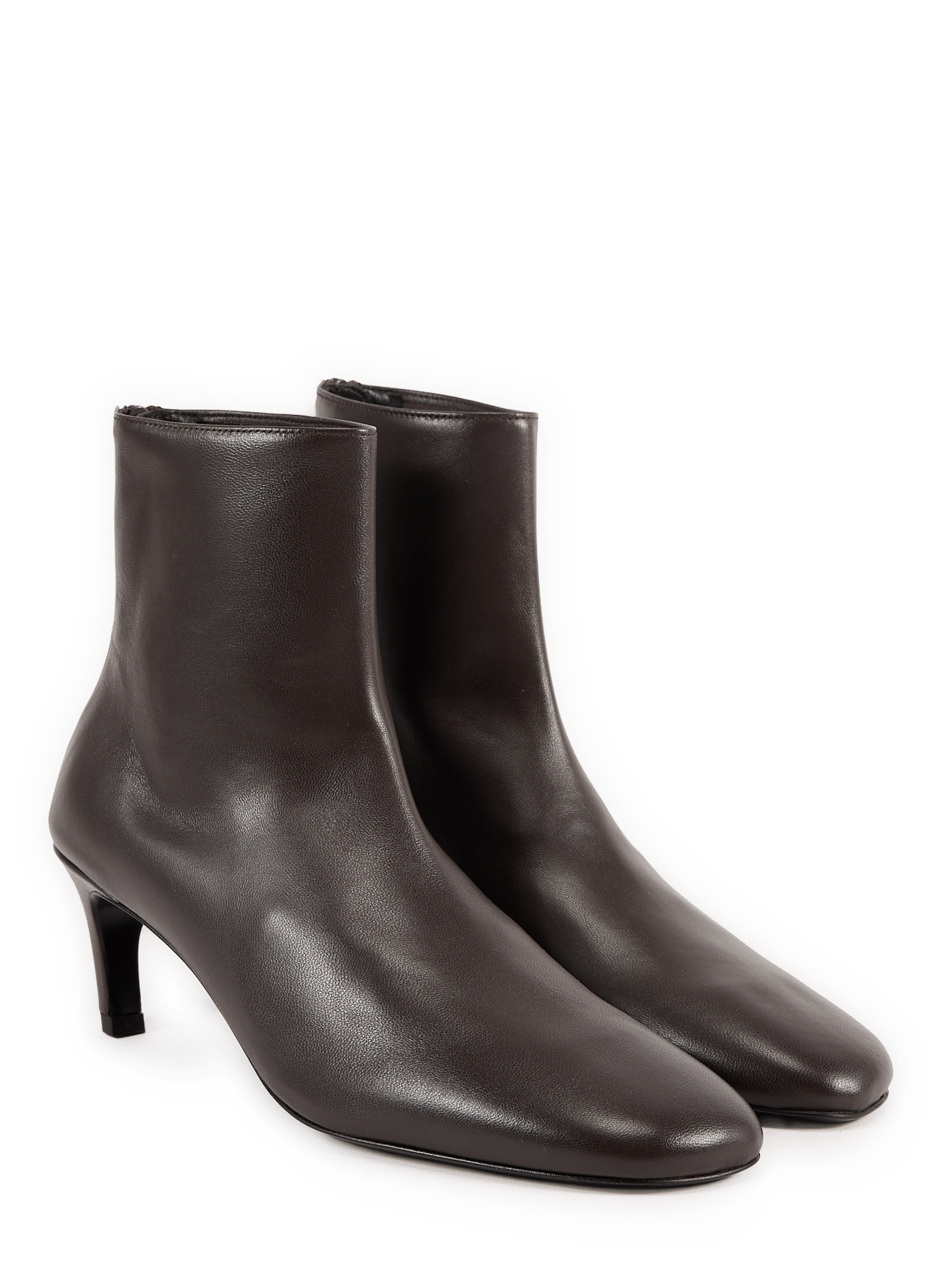 Leather ankle boots  TOTEME Brown