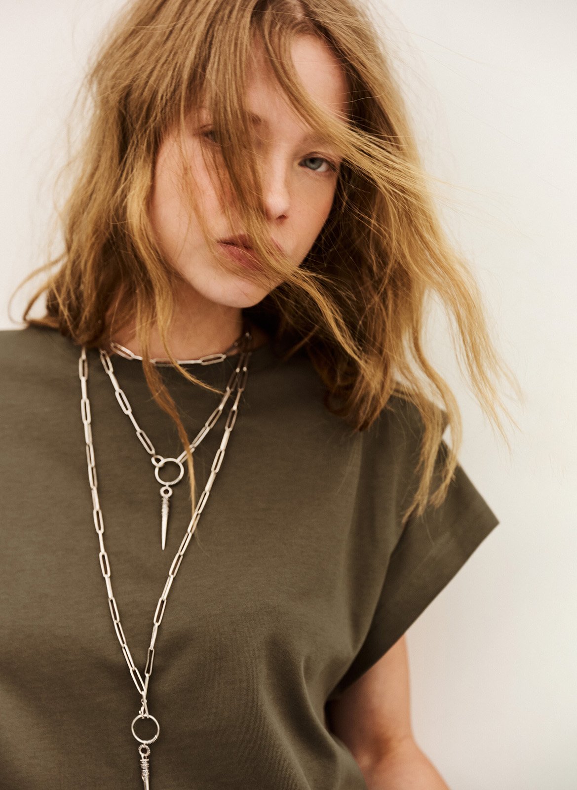 Tee-shirt manches courtes pio BA&SH Marron