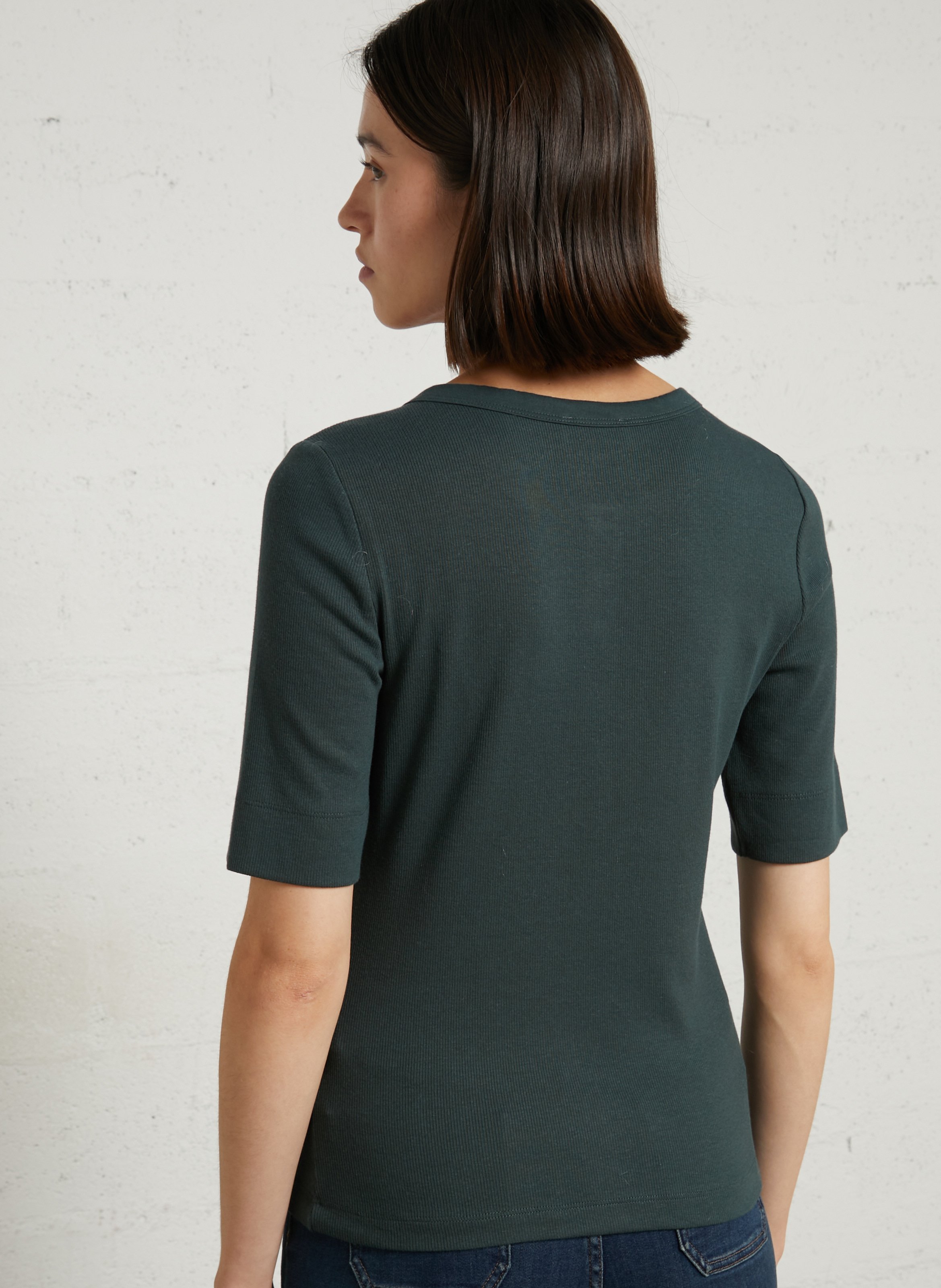 Tee-shirt droit col rond tessy MAISON 123 Bleu