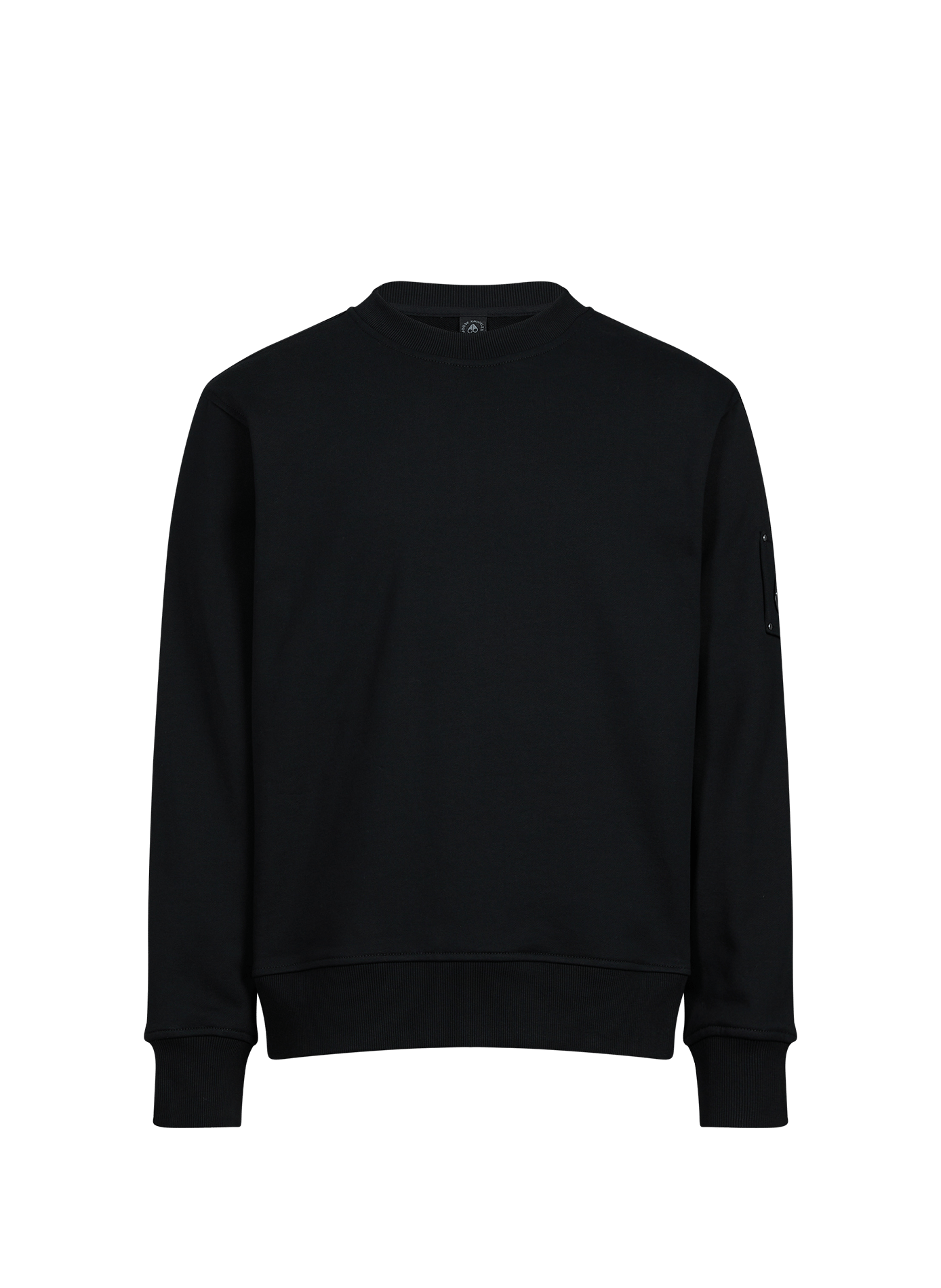 Cotton Caspian Sweatshirt MOOSE KNUCKLES Black