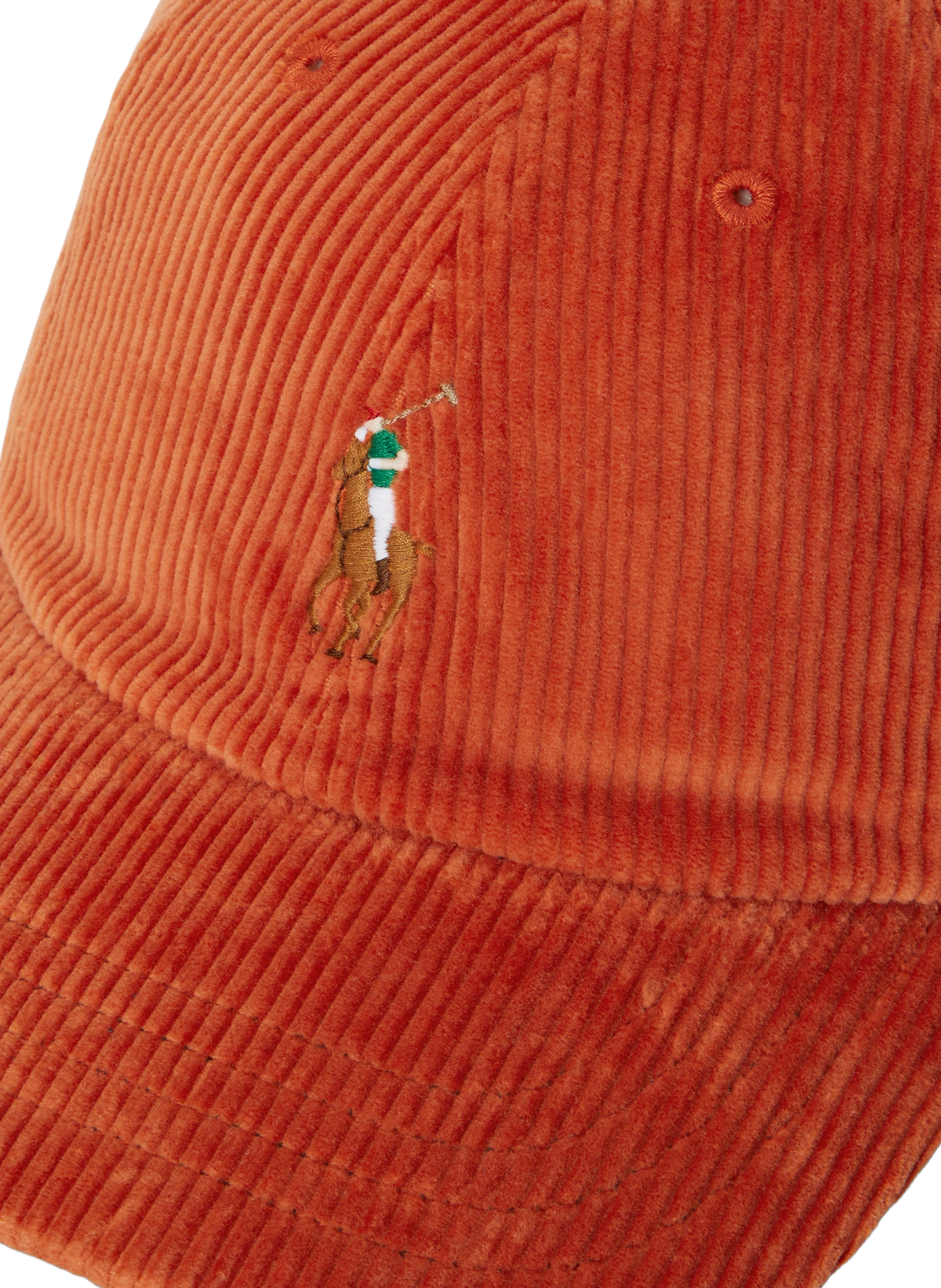 Casquette en velours côtelé POLO RALPH LAUREN Orange
