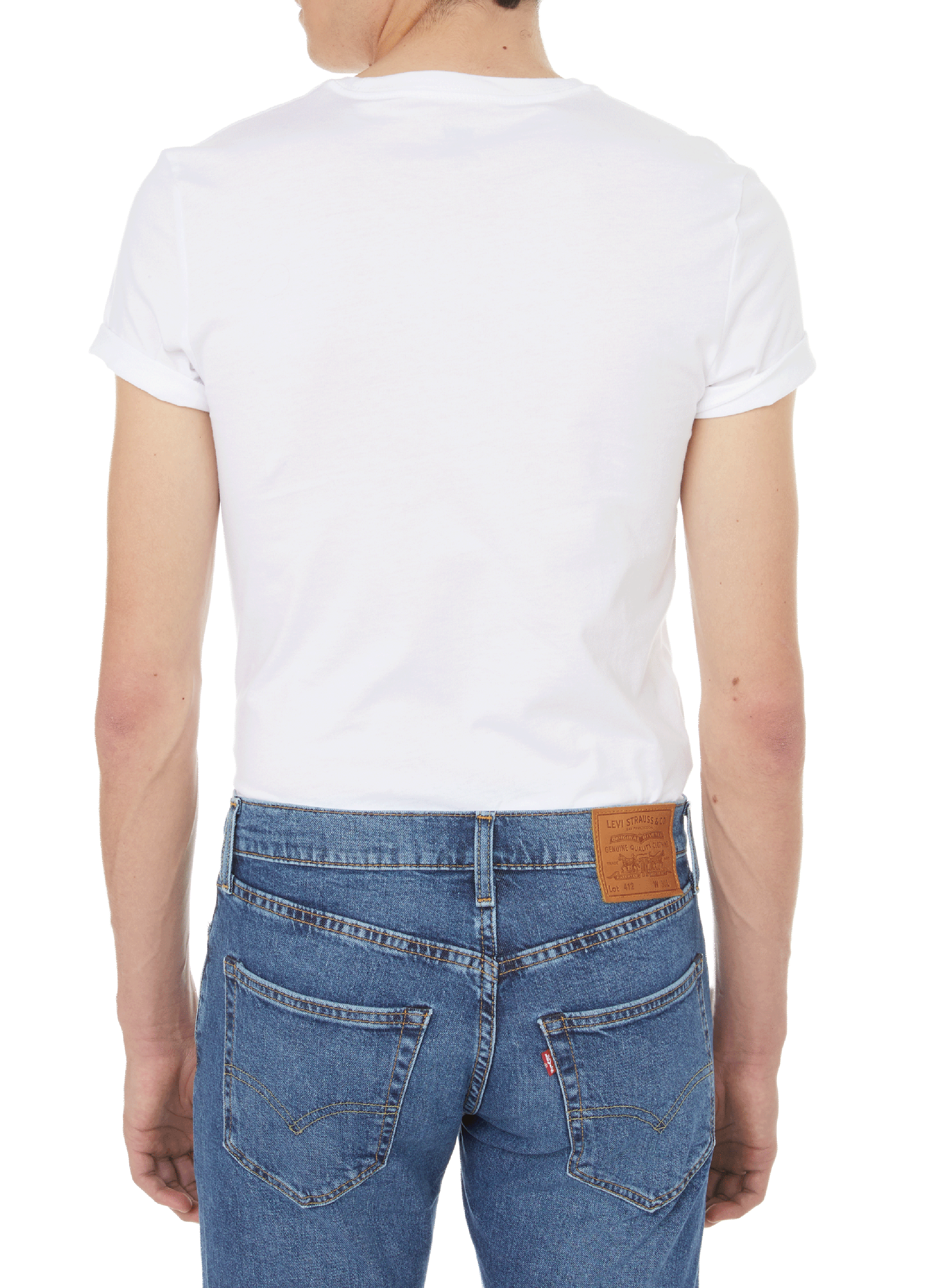 Set aus zwei Baumwoll-T-Shirts LEVI'S Weiss