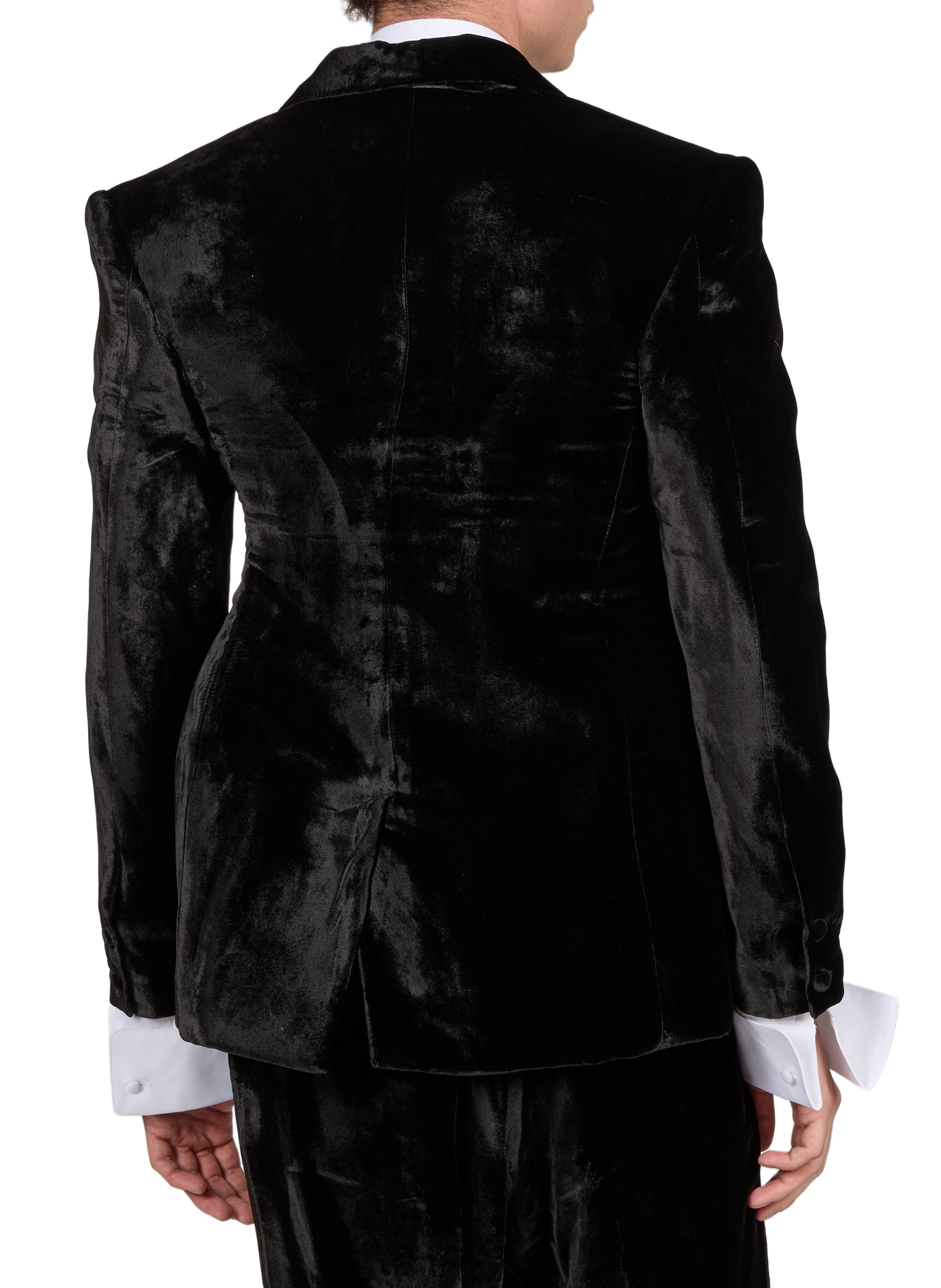 Tailored silk Nardo blazer CAMPILLO Black