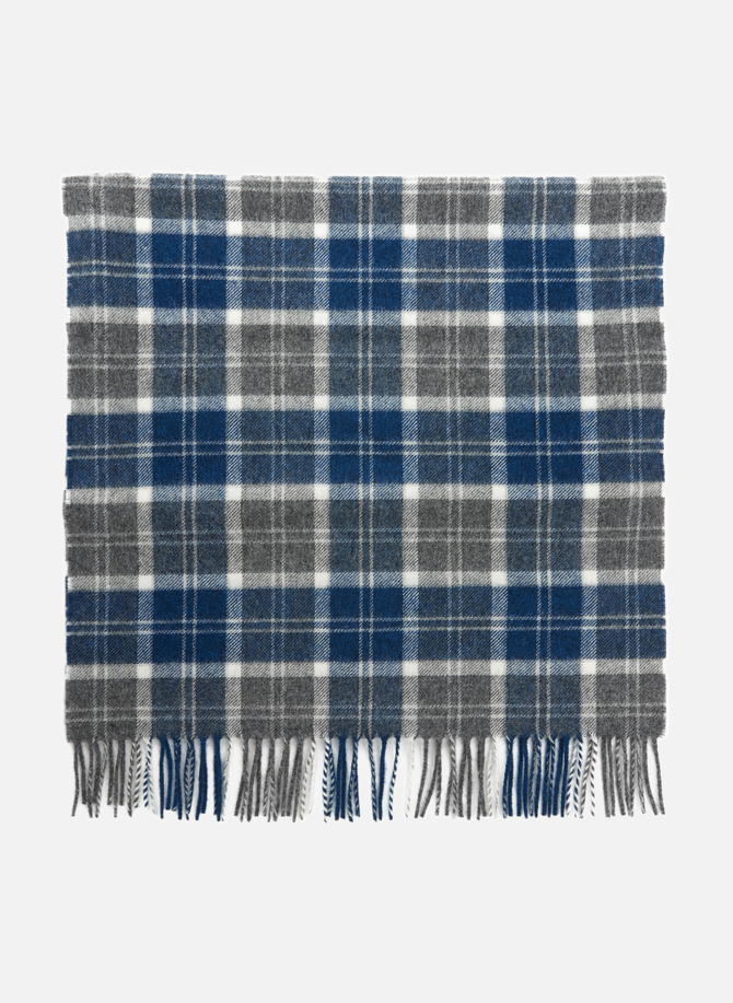 SAISON 1865 wool check print scarf