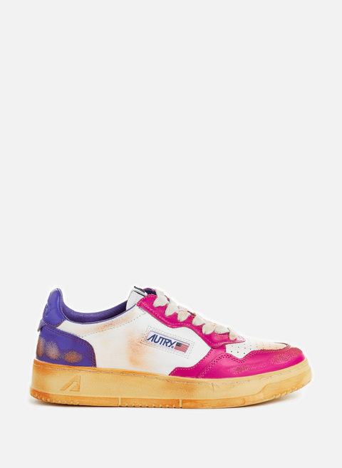Super Vintage leather sneakers MulticolorAUTRY 