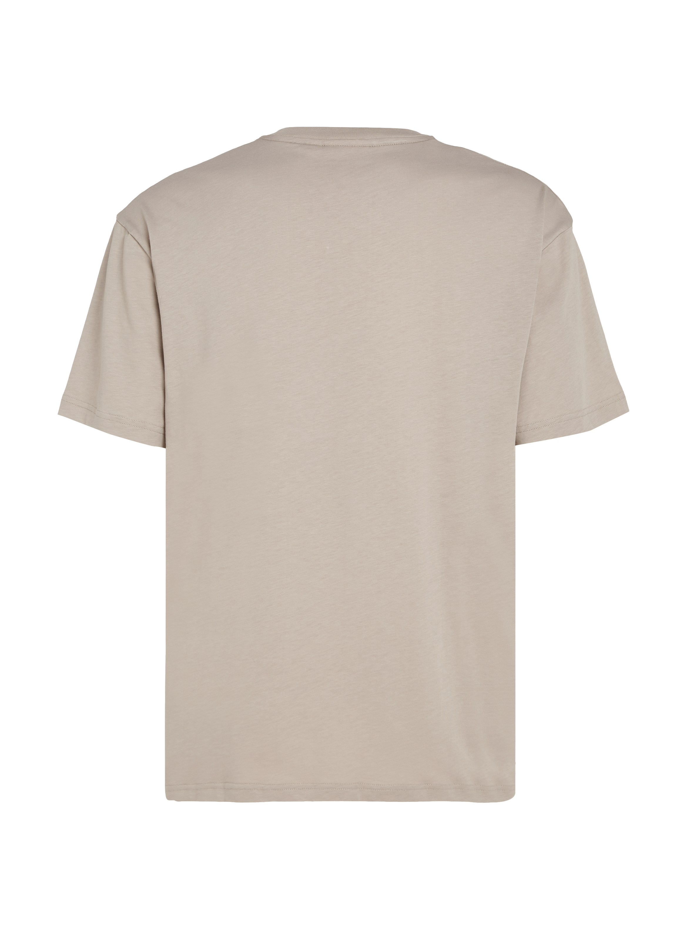 Cotton T-shirt CALVIN KLEIN Beige