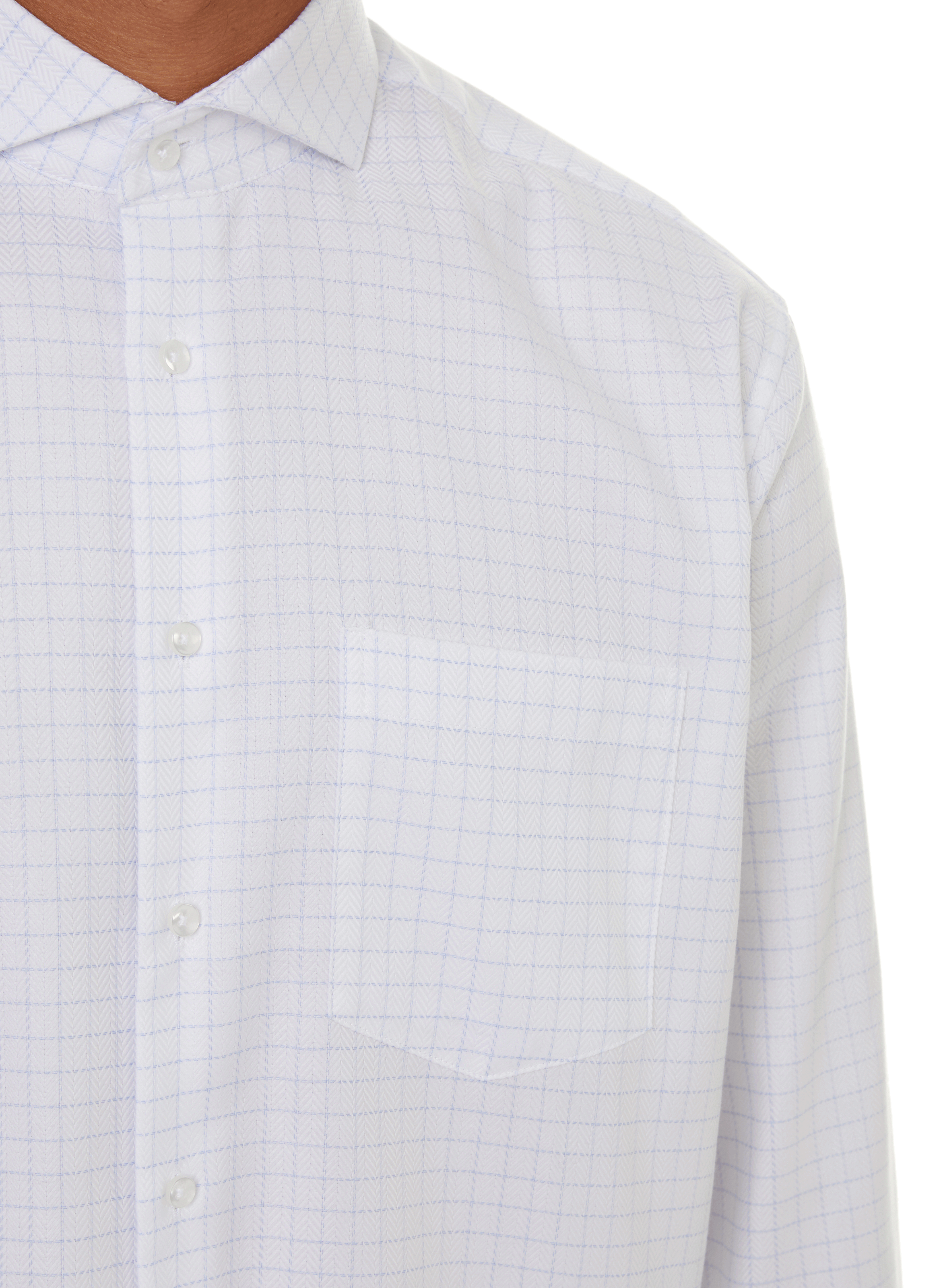 Cotton check shirt  SEIDENSTICKER Blue