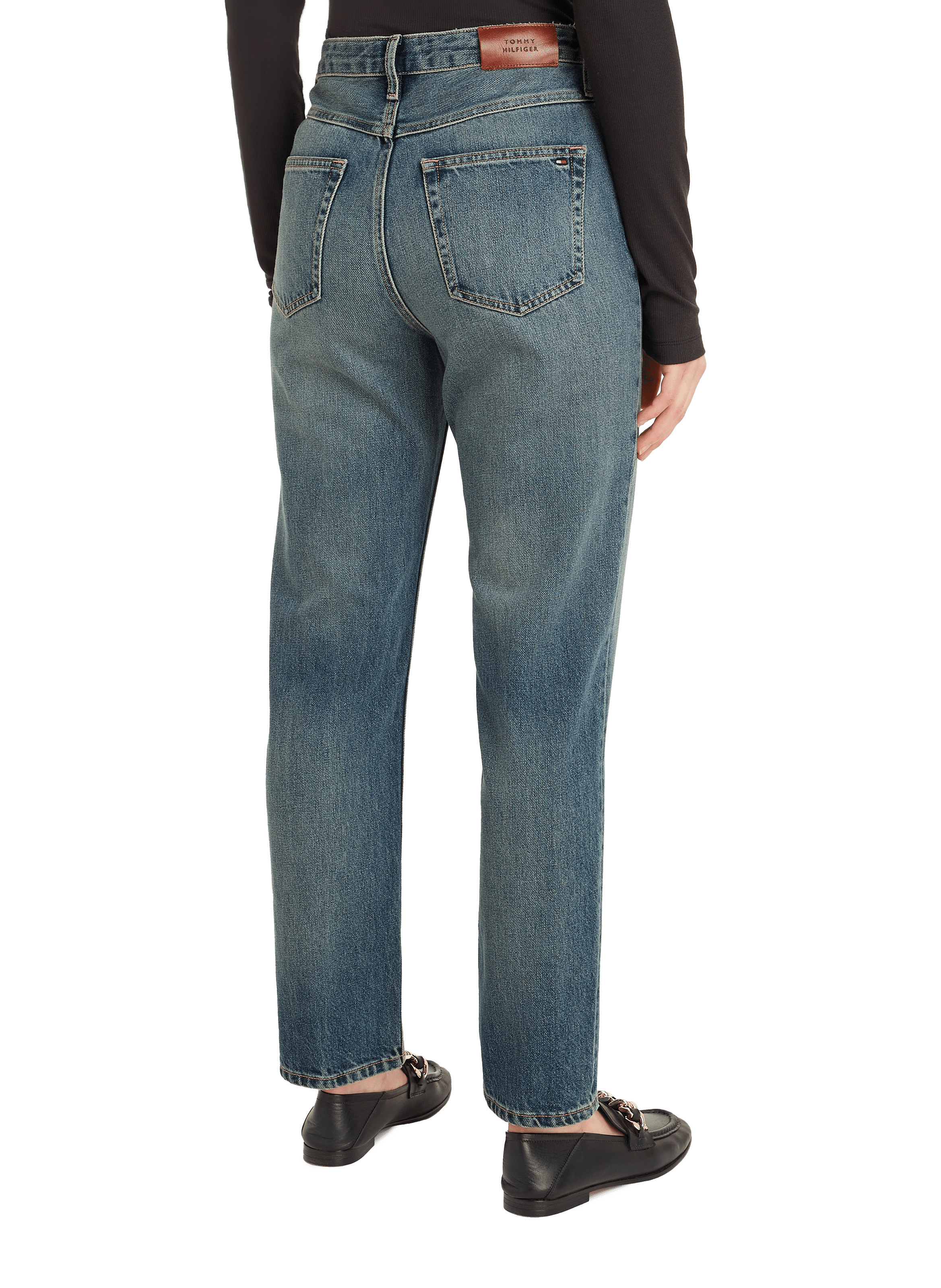 Jean droit  TOMMY HILFIGER Bleu