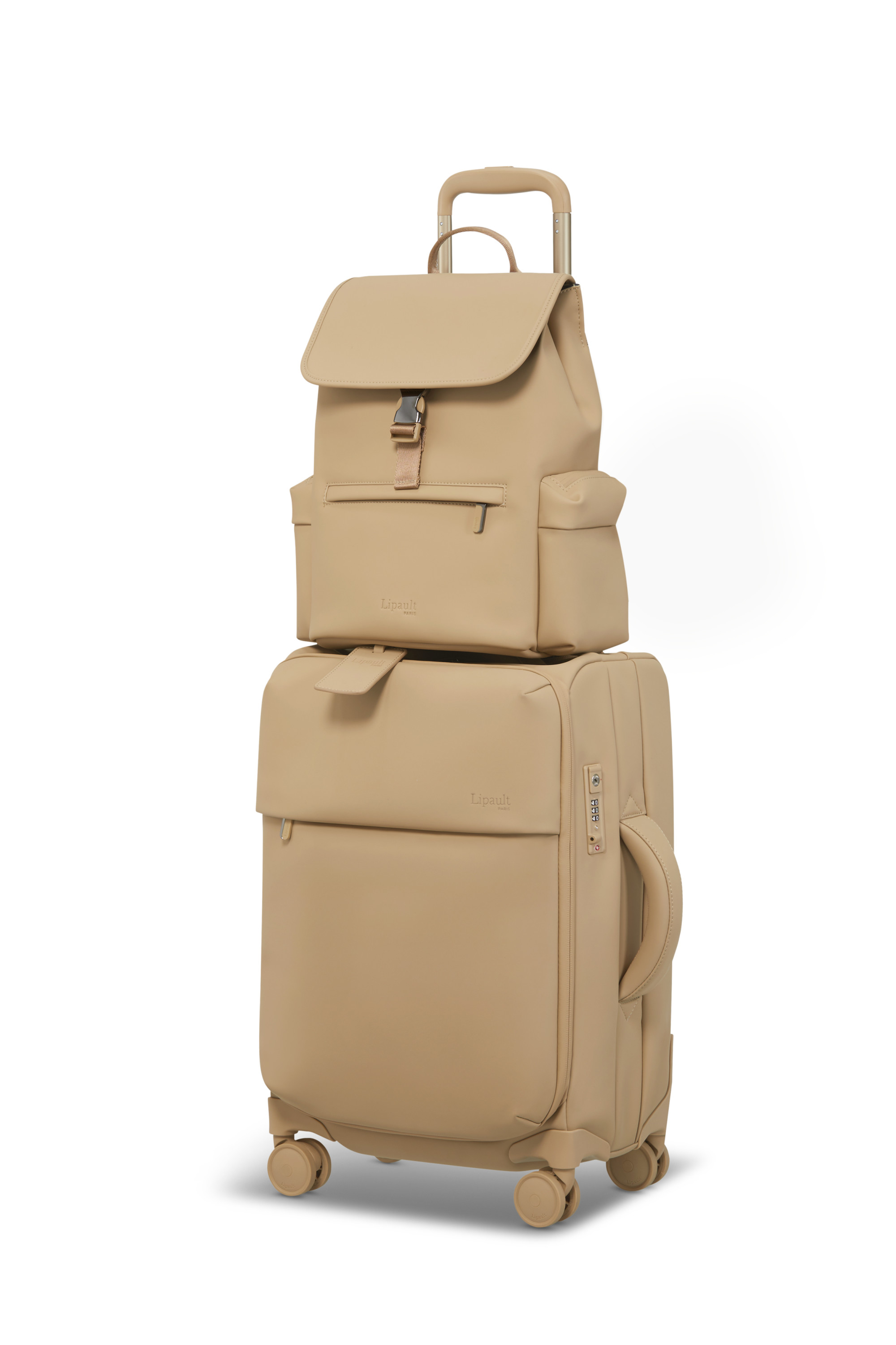 Lost in berlin sac à dos mini cargo LIPAULT PARIS Beige