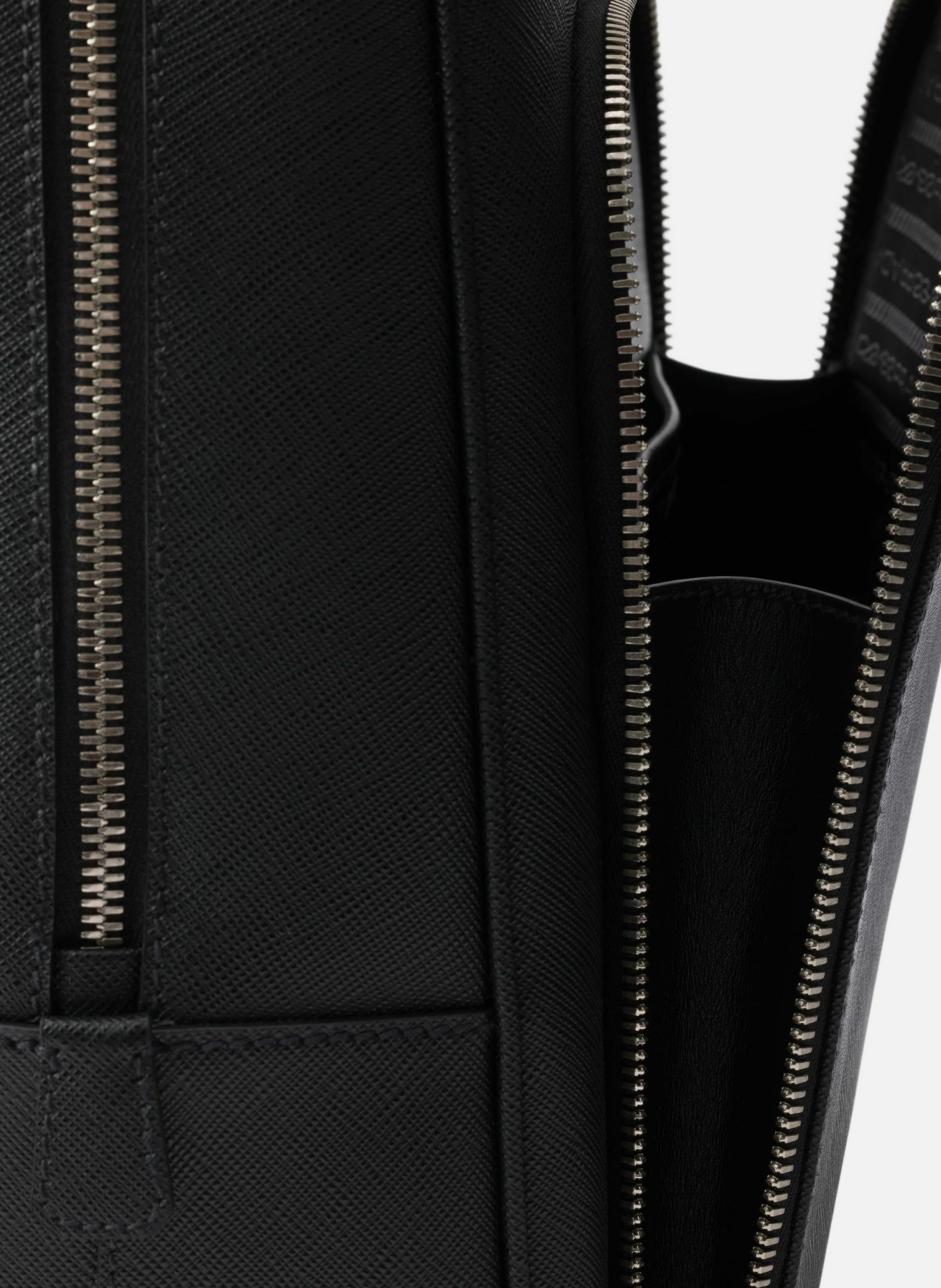 Sac à dos en cuir saffiano PRADA Noir