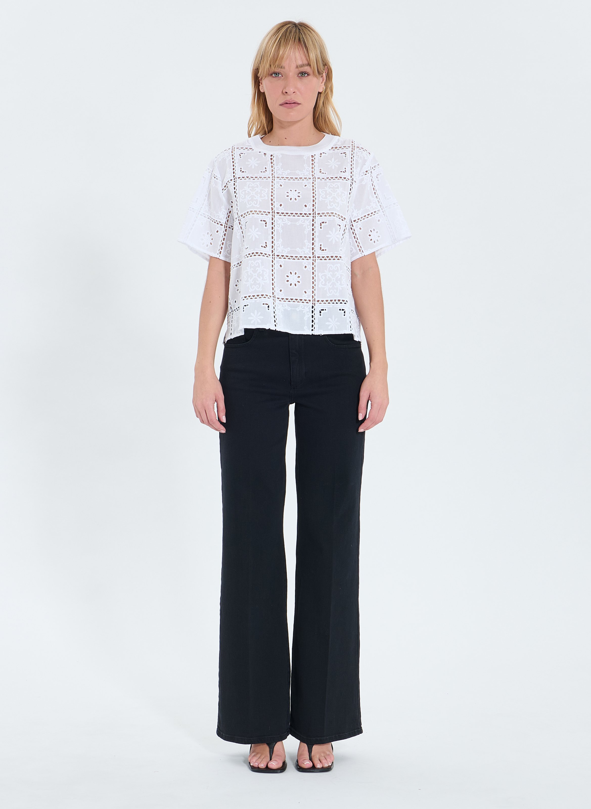 Top  trevor ZAPA Blanc