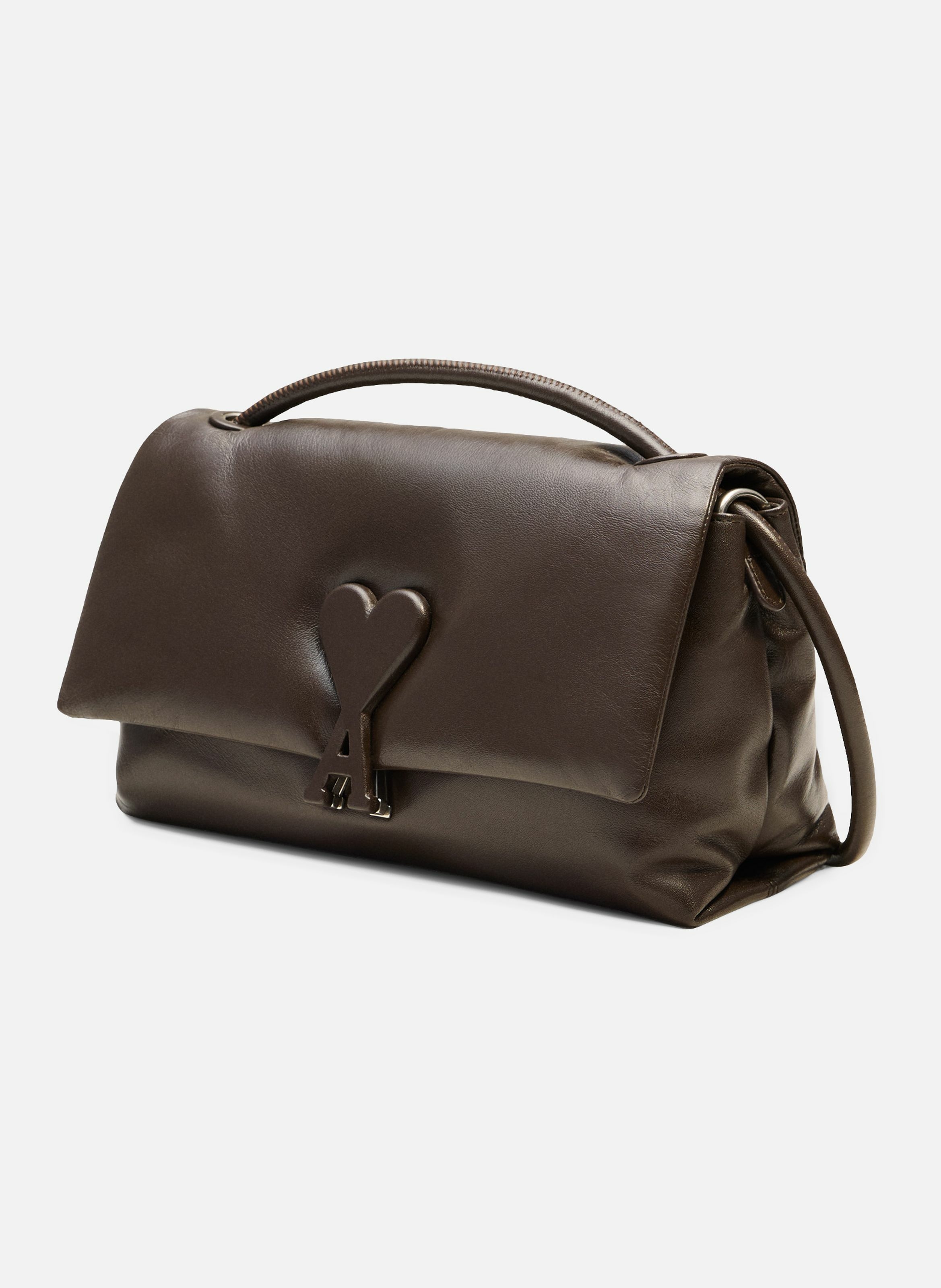 Sac voulez-vous unisexe AMI PARIS Marron