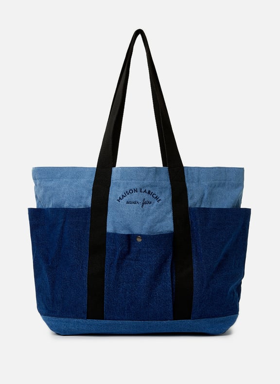 Ozanam cotton tote bag Blue by MAISON LABICHE MAISON LABICHE Ozanam cotton tote bag Blue