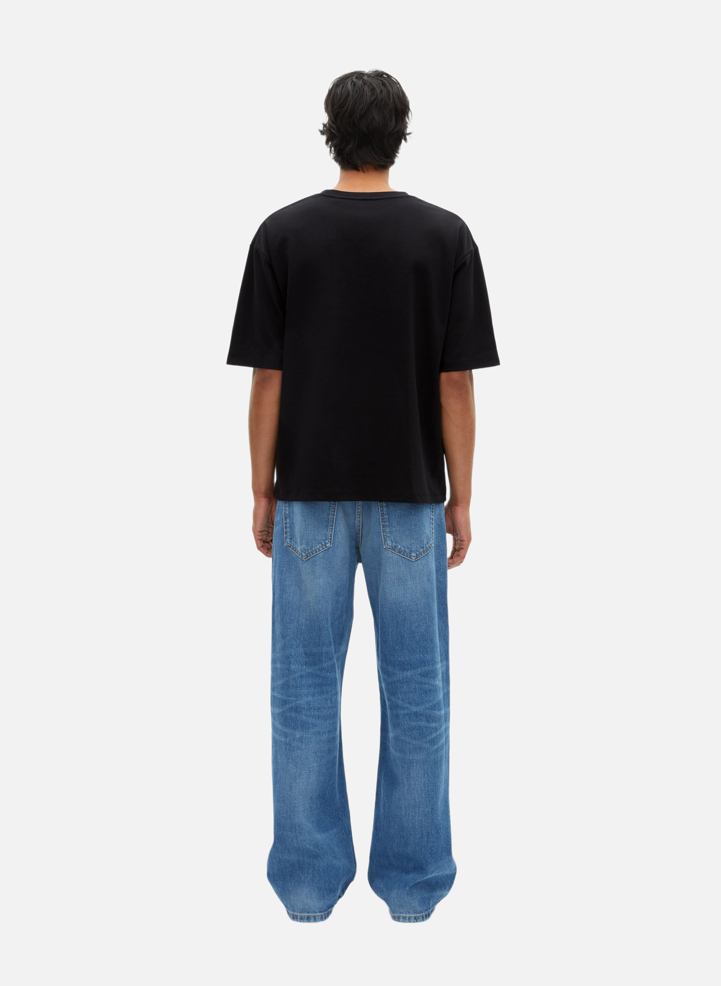 T-shirt mixte large uni THE KOOPLES Noir