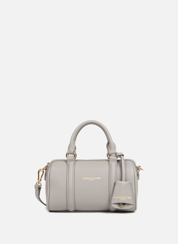 Petit sac polochon - milano ana Gris by LANCASTER LANCASTER Petit sac polochon - milano ana Gris
