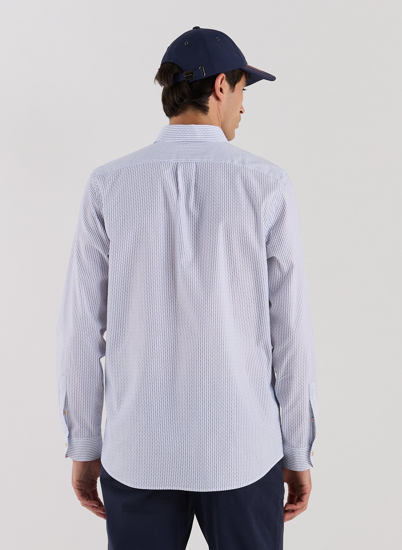 Chemise à rayures Blanc