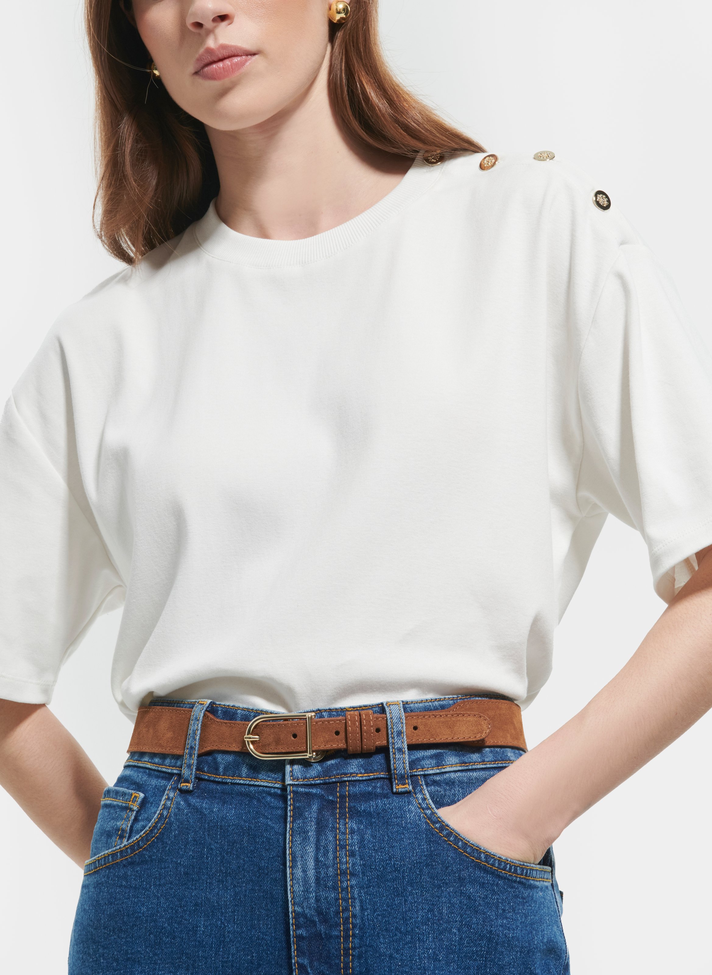 Ceinture  caramel ZAPA Marron