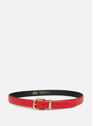 Ceinture - ceinture cuir lisse femme | Rouge by LANCASTER LANCASTER Ceinture - ceinture cuir lisse femme | Rouge