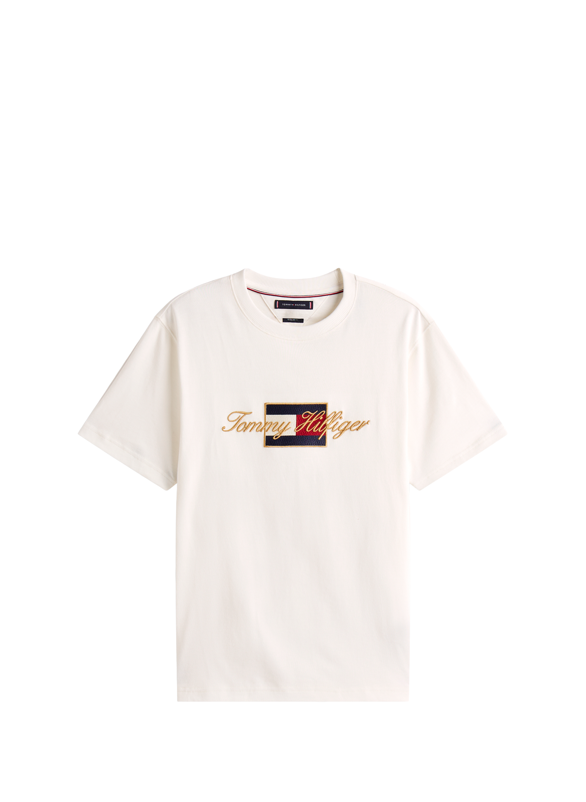 Cotton Logo T-shirt TOMMY HILFIGER White
