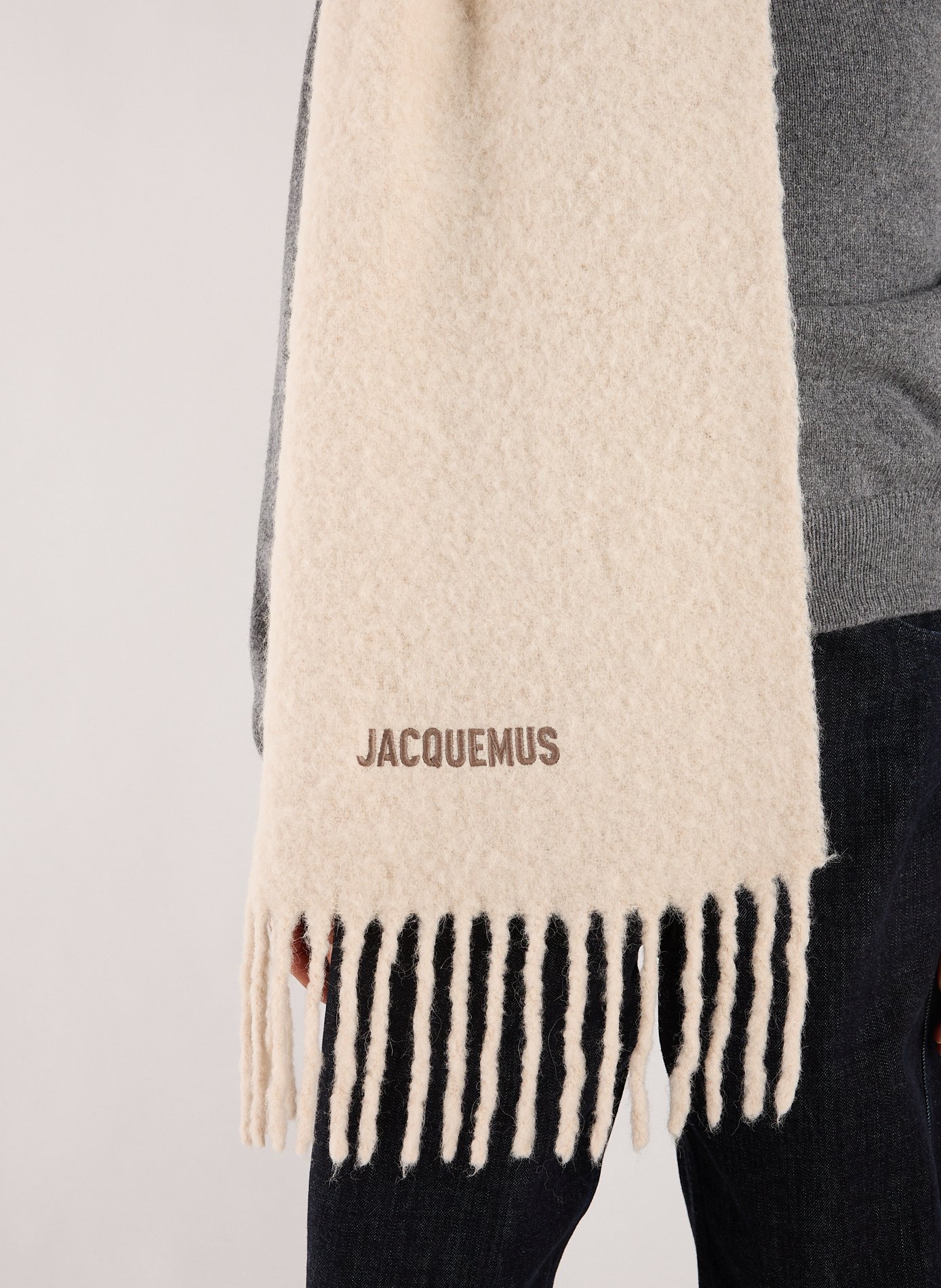 L?écharpe Moisson scarf JACQUEMUS Beige