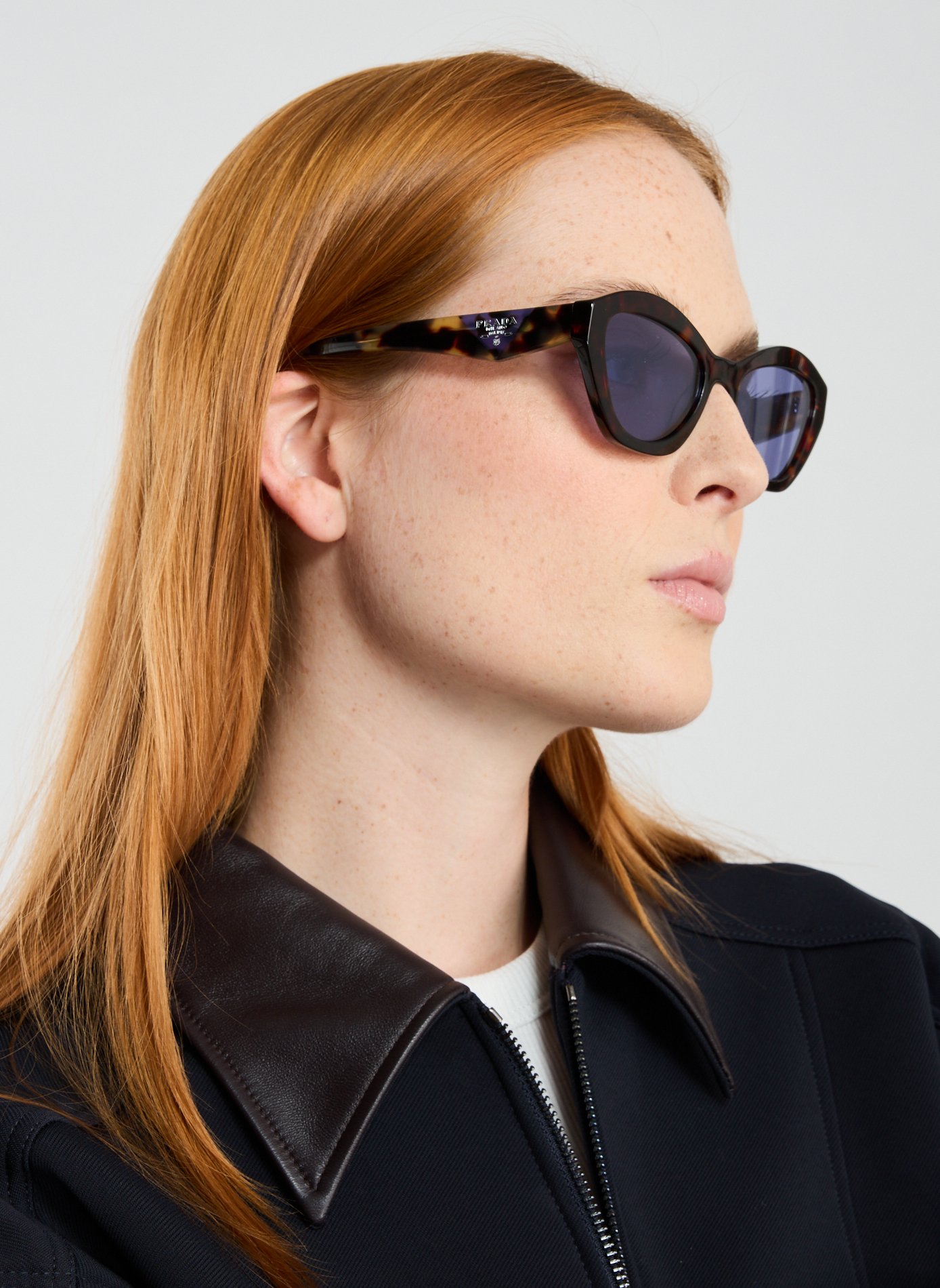 Lunettes de soleil mouchetées PRADA Multicolore