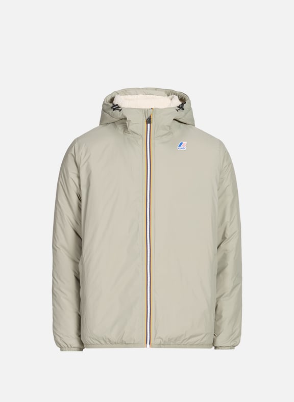 Parka droite à capuche Vert by K-WAY K-WAY Parka droite à capuche Vert