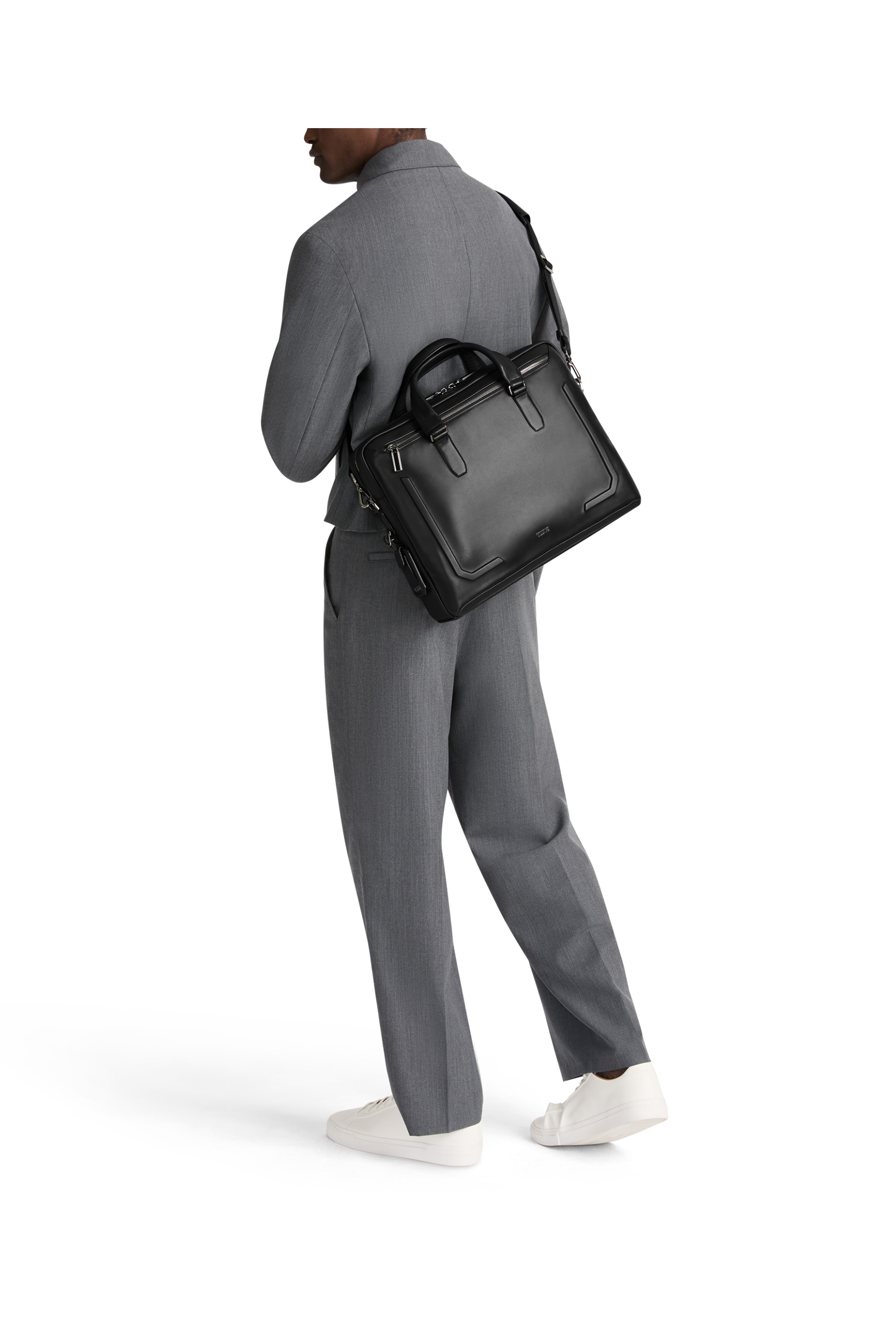 Tumi harrison valise 4 roues business case taille s TUMI Noir