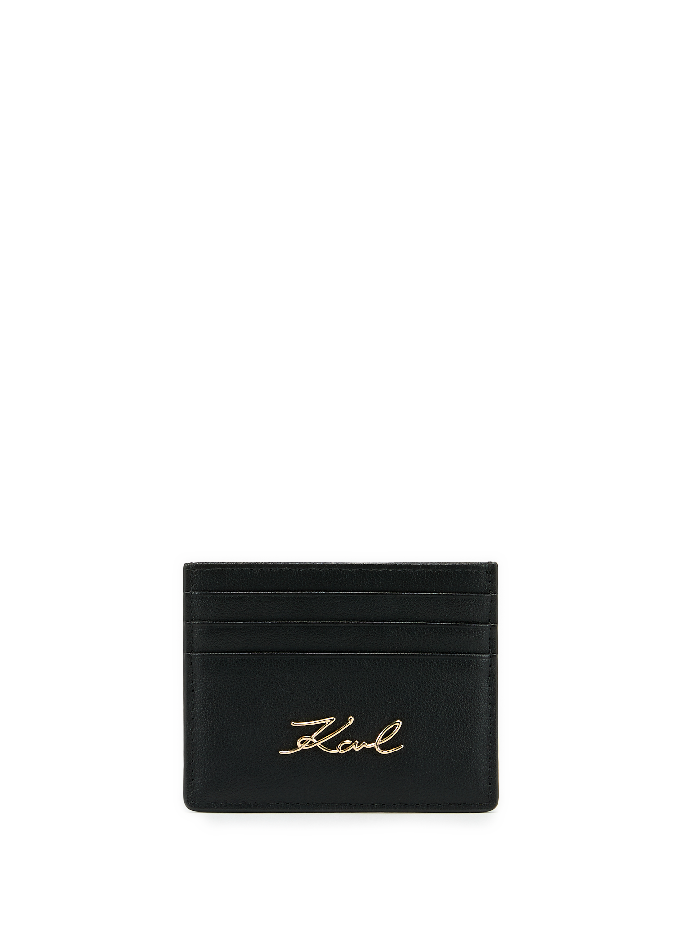 KARL LAGERFELD Porte-cartes en cuir Noir