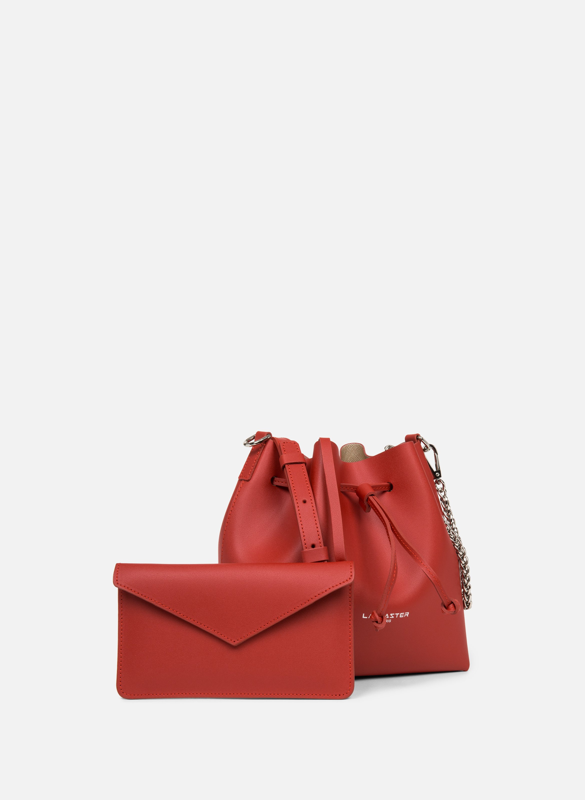 Petit sac bourse - pur & element city LANCASTER Rouge