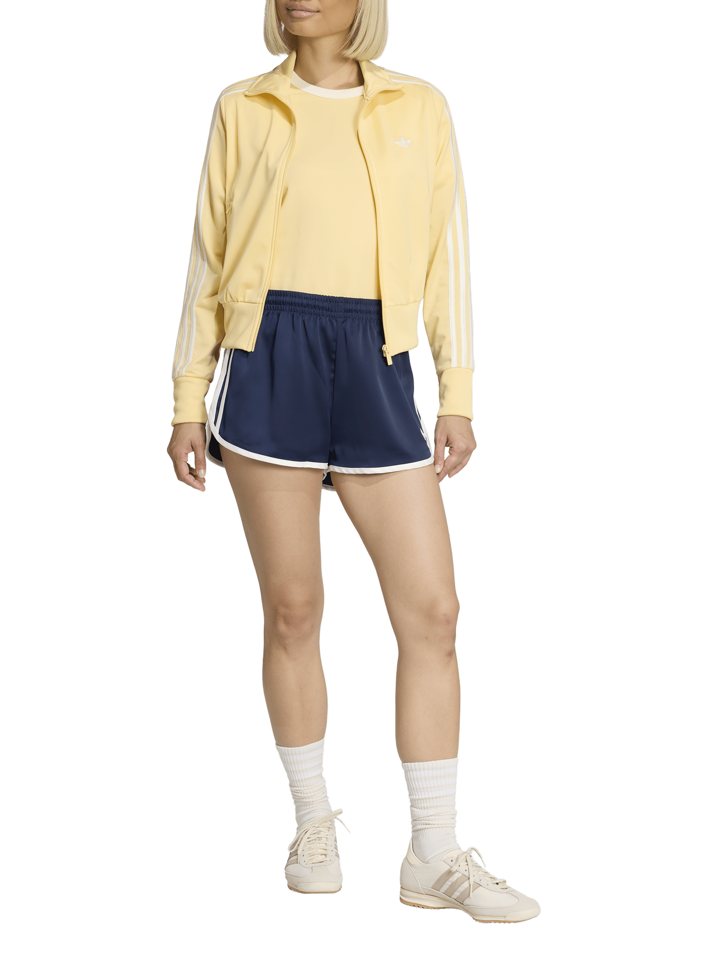 Large embroidered logo sweatshirt ADIDAS Blue