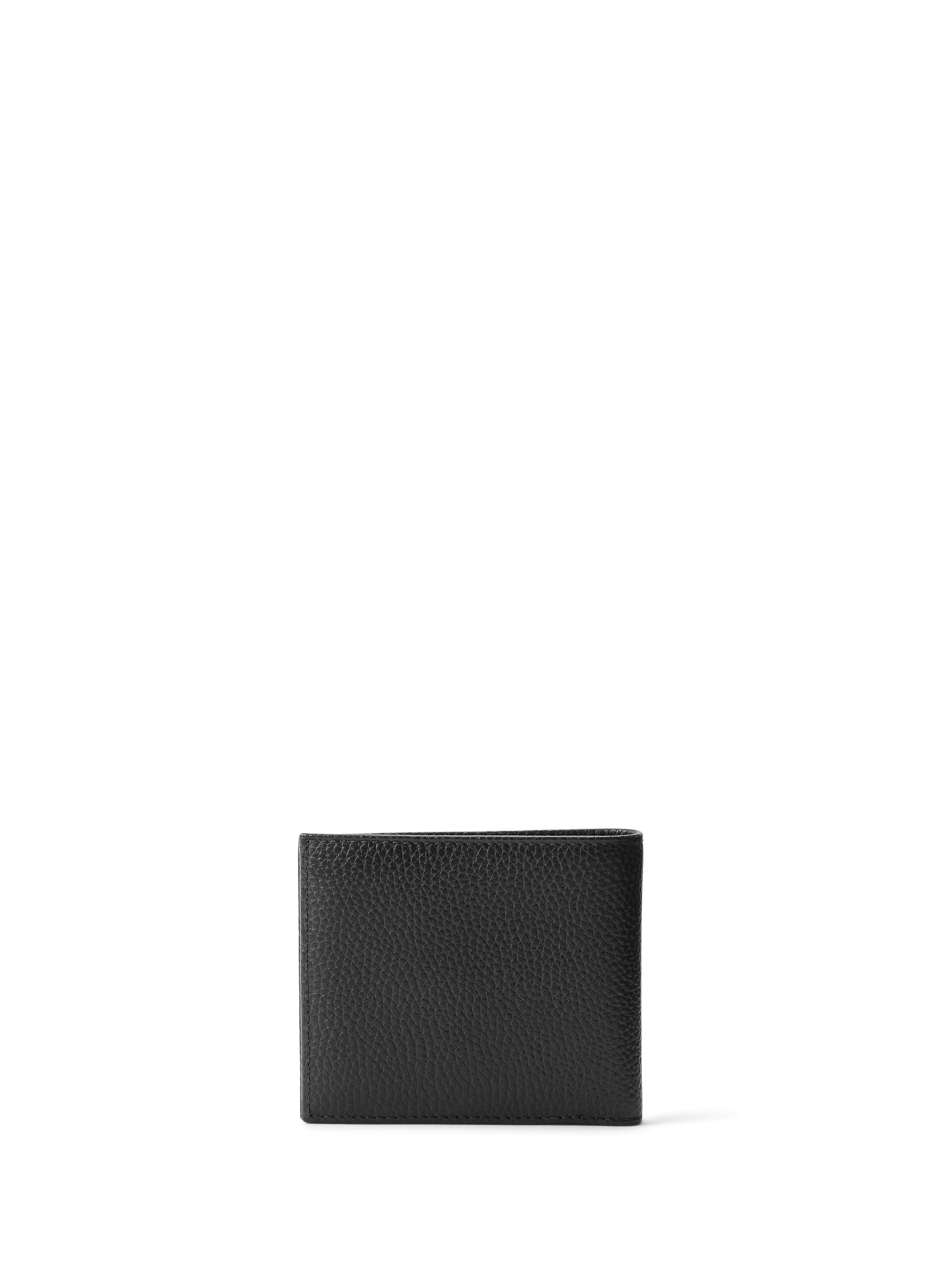 Portefeuille en cuir de vache POLO RALPH LAUREN Noir