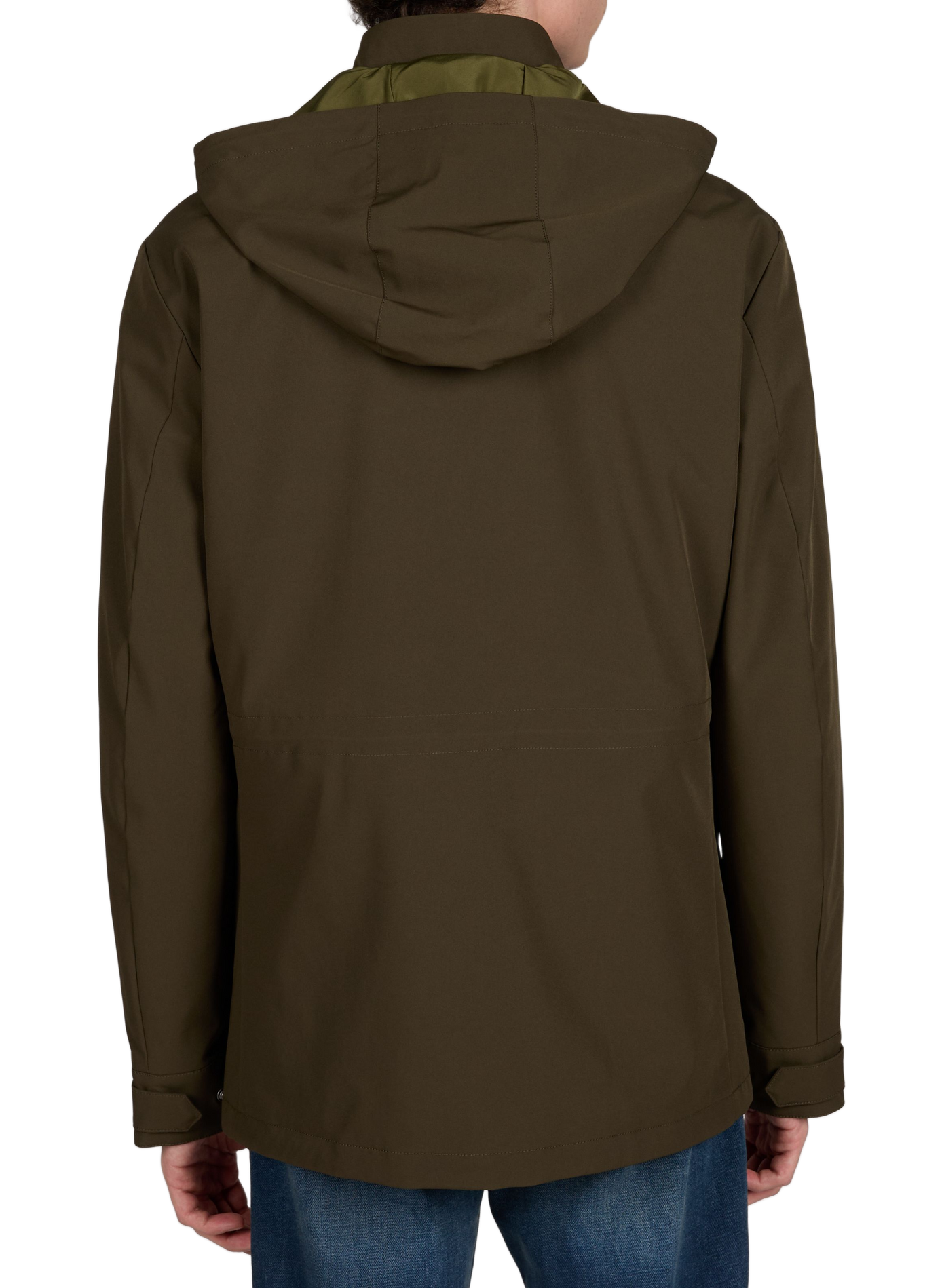 Straight jacket with removable hood HACKETT Green