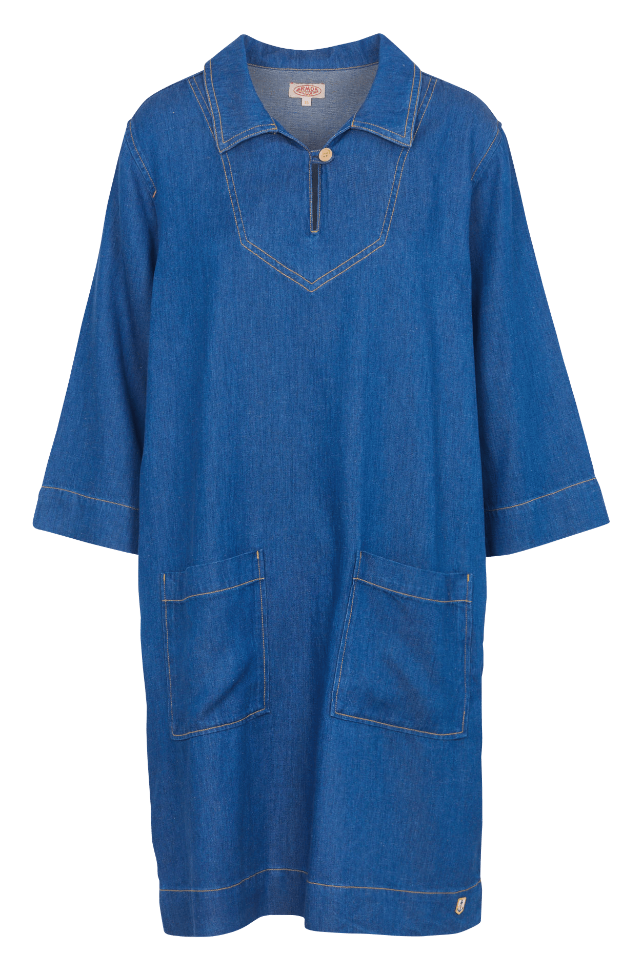 Robe courte col classique heritage ARMOR-LUX Bleu