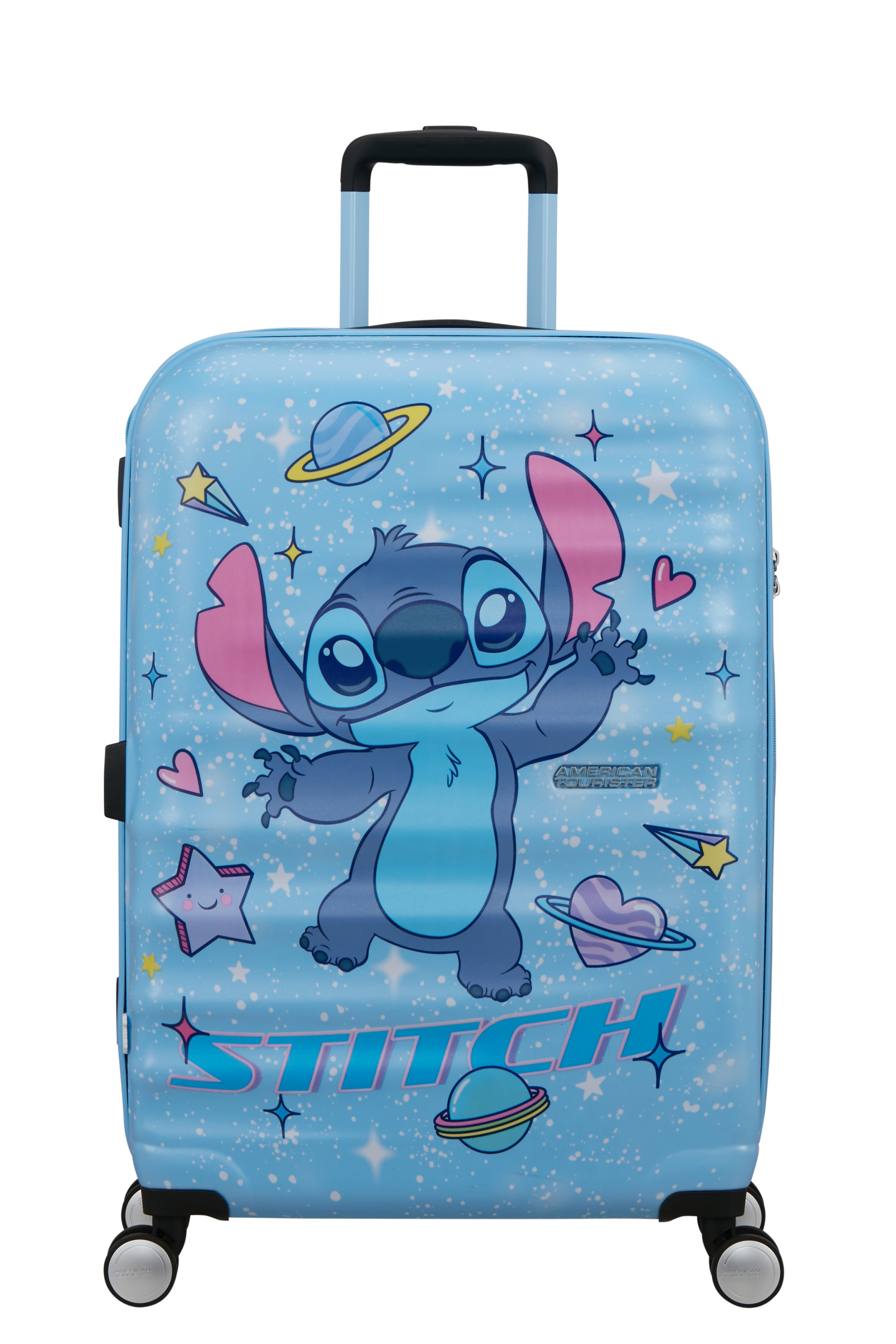 Wavebreaker disney valise 4 roues taille m AMERICAN TOURISTER Bleu