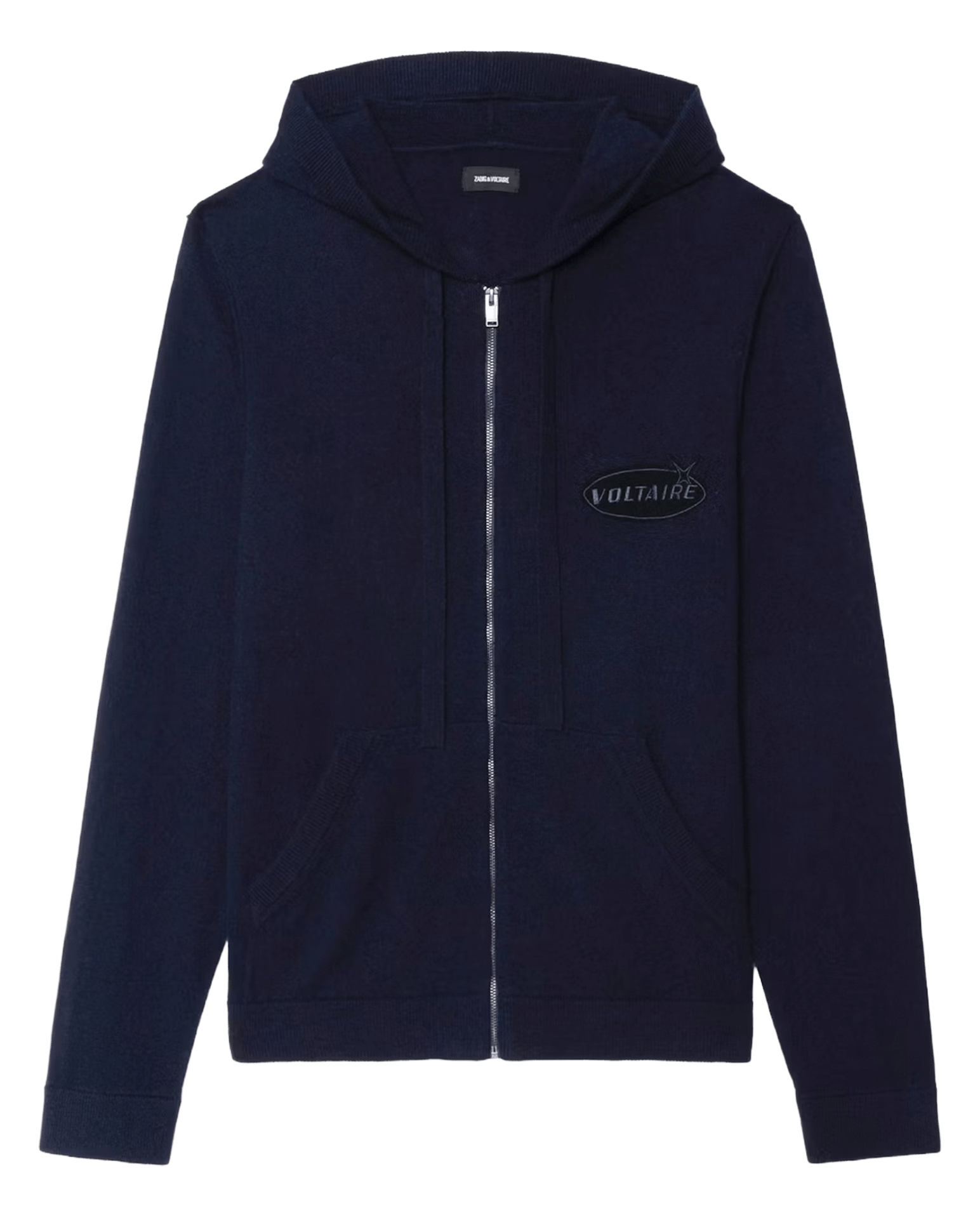 Sweat à capuche en laine et cachemire clash ZADIG&VOLTAIRE Bleu