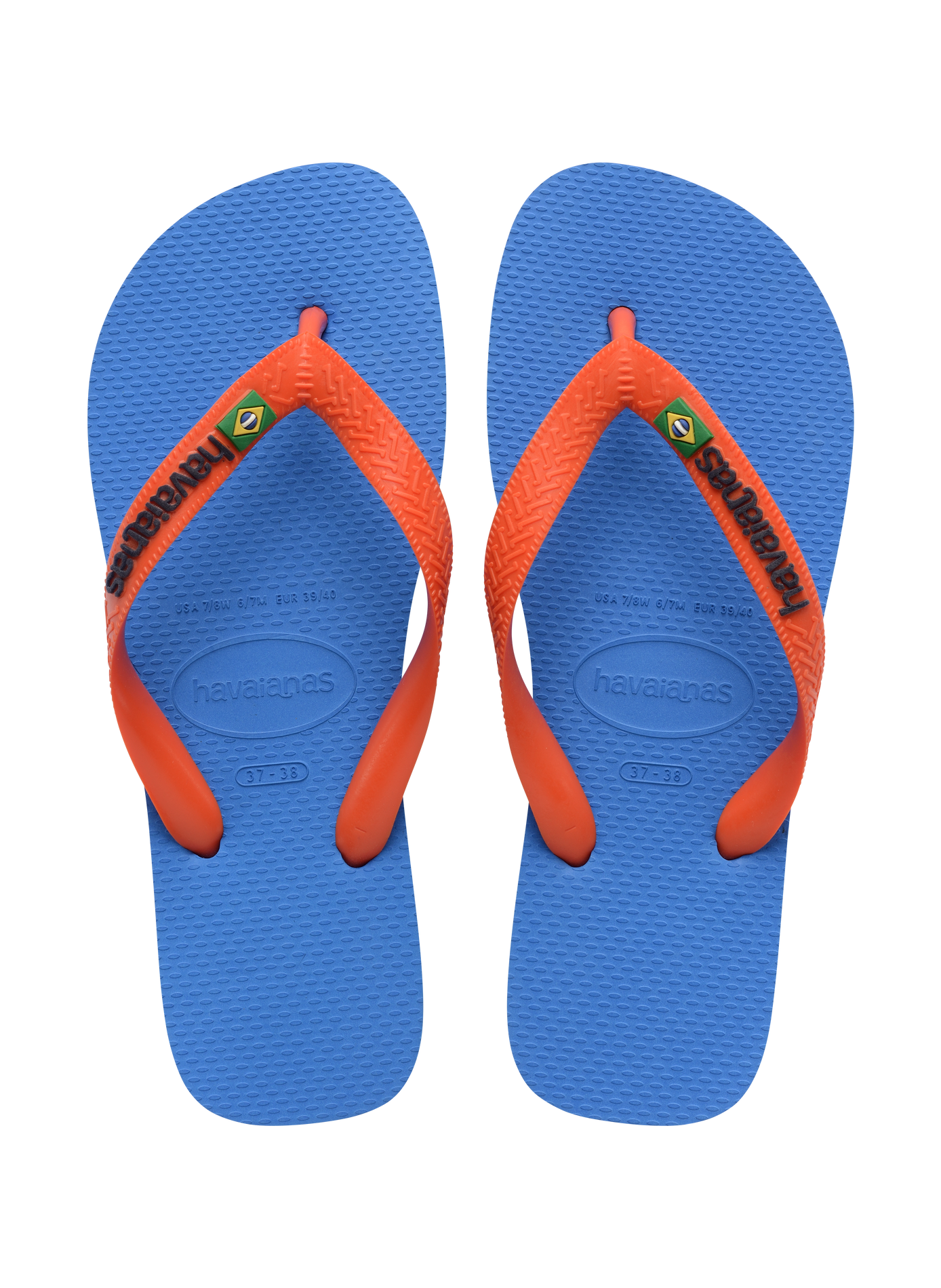 Tongs bicolores HAVAIANAS Bleu