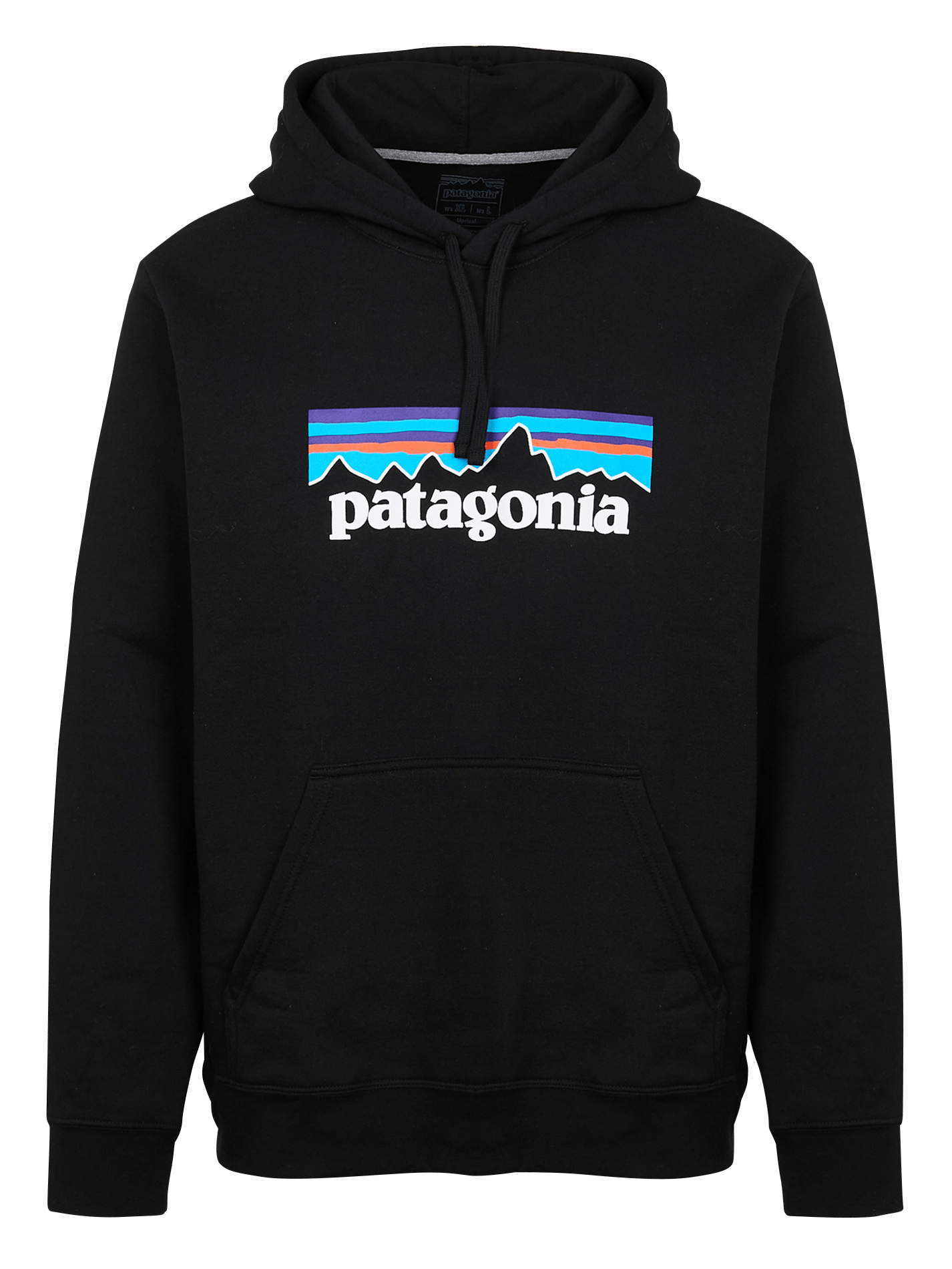 Oversized hoodie in blended cotton with uprisal logo PATAGONIA Black