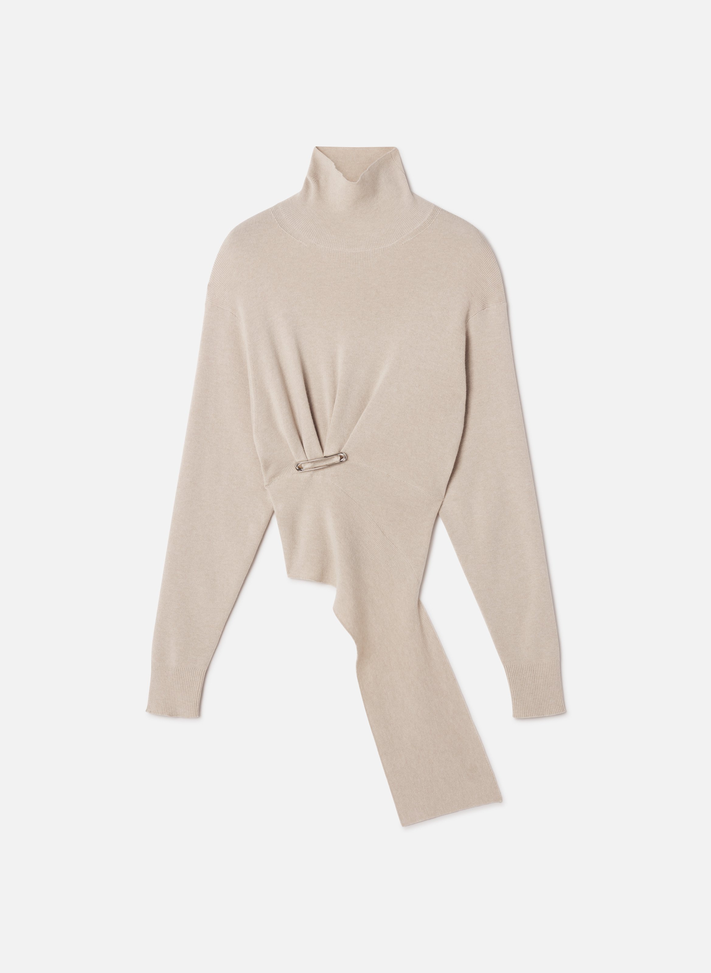 Pull en laine et cachemire LANVIN Blanc