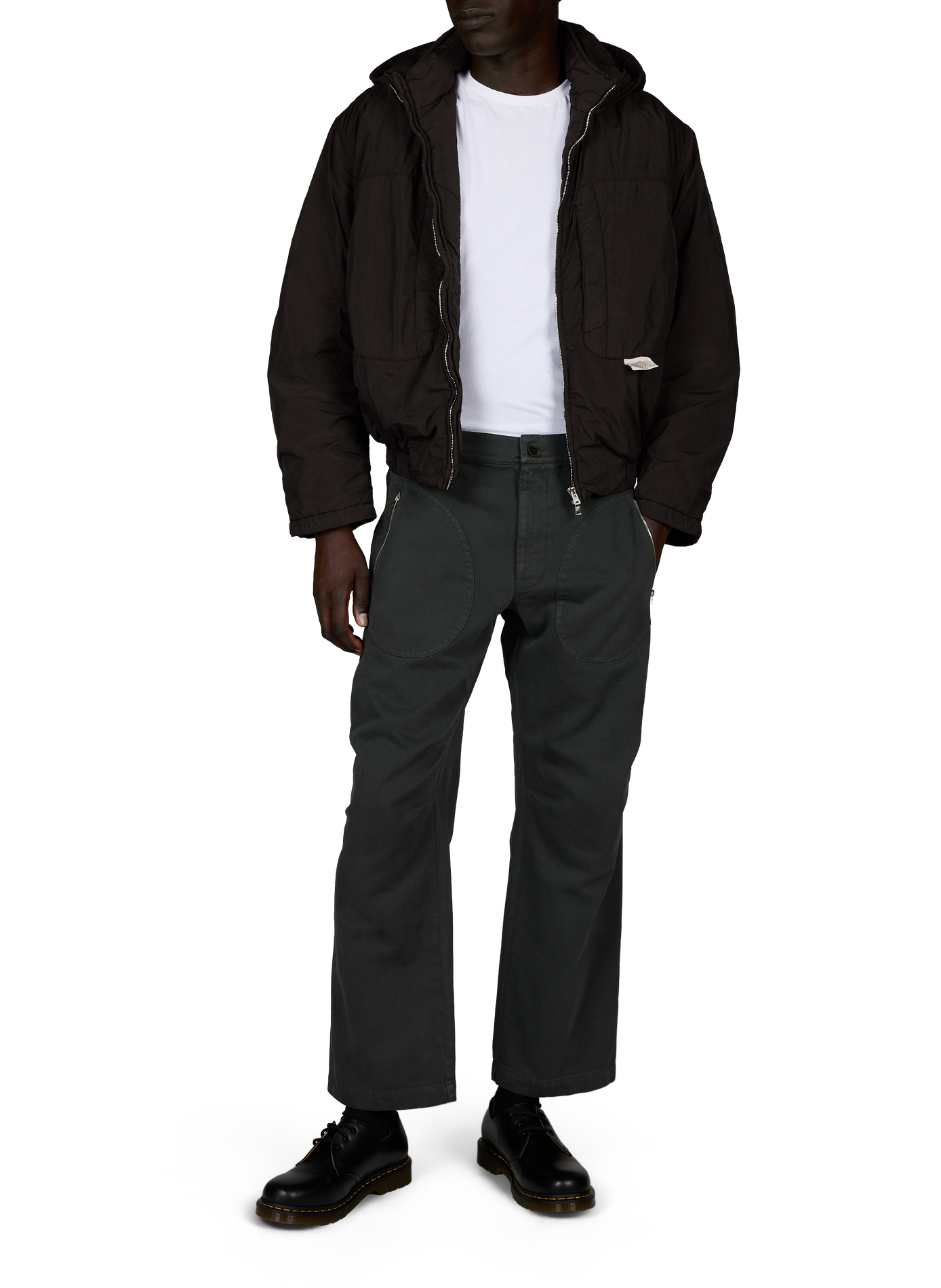 Straight cotton trousers  | Grey RANRA Men